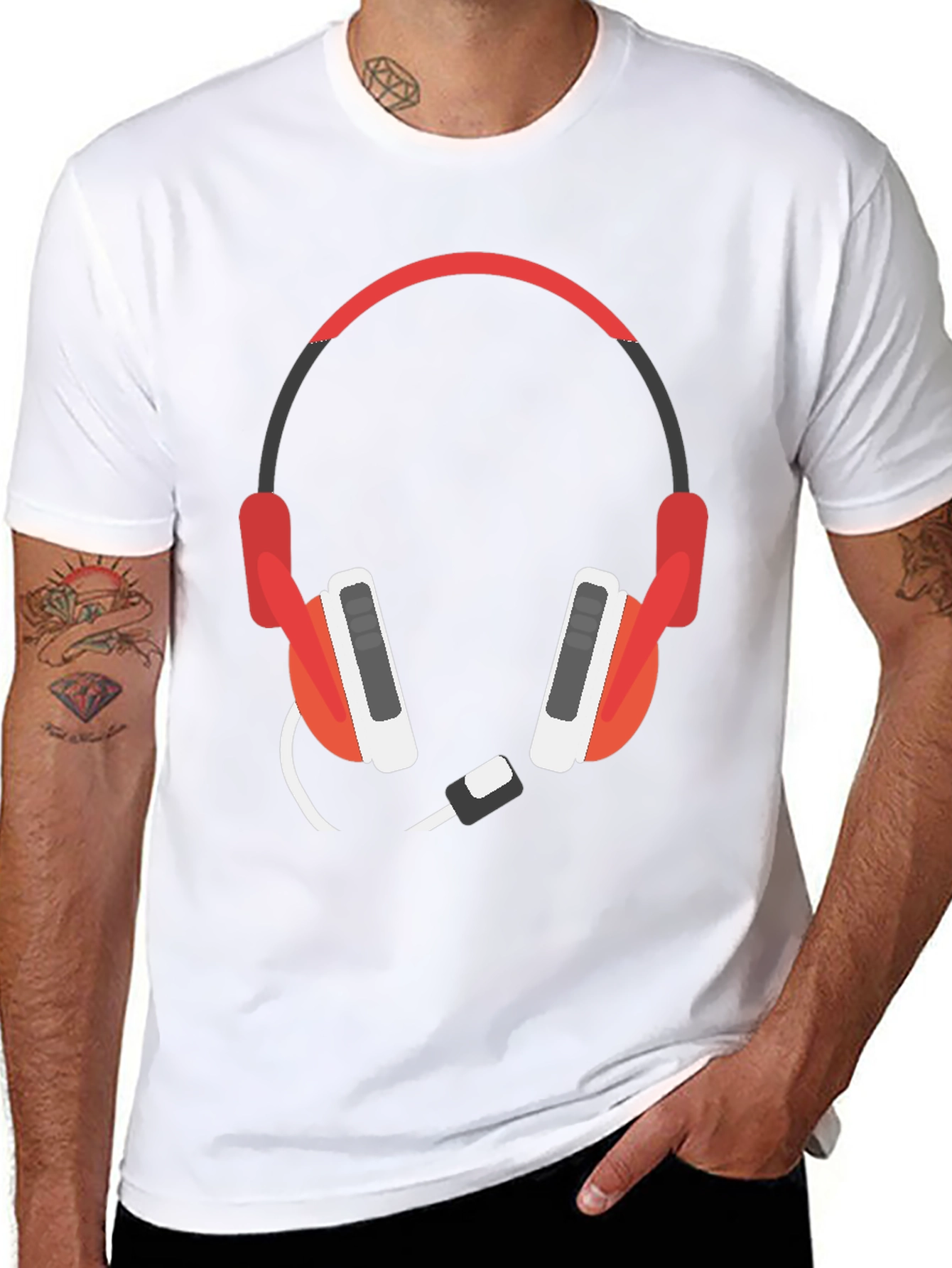 Gaming Headset T-Shirt - Gamer Style Tee