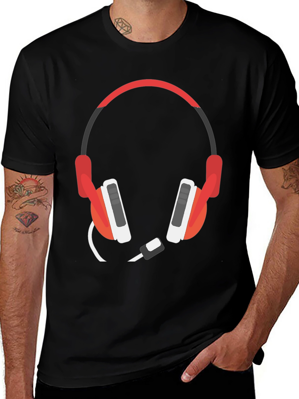 Gaming Headset T-Shirt - Gamer Style Tee