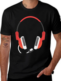 Gaming Headset T-Shirt - Gamer Style Tee
