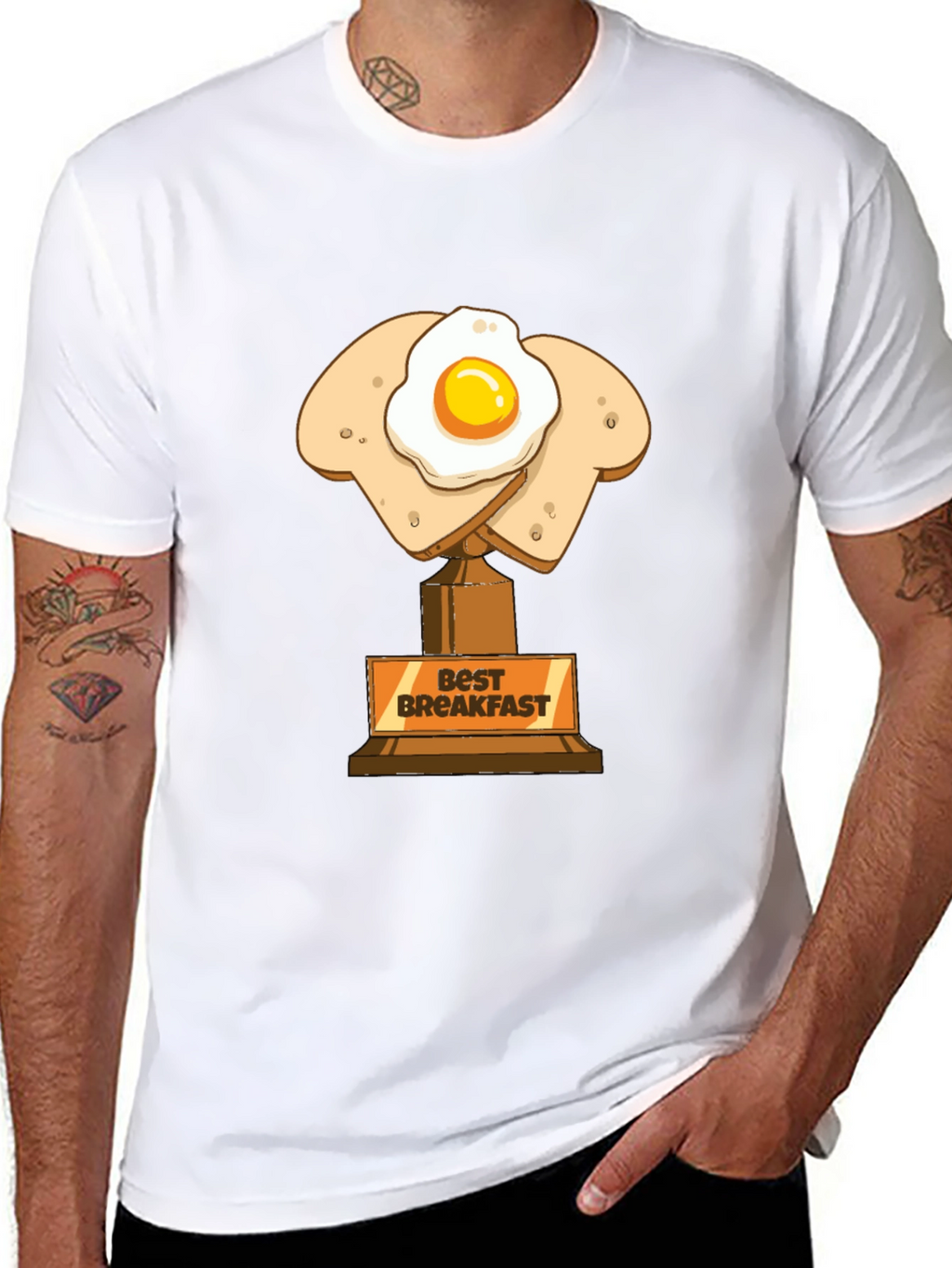 Best Breakfast Trophy T-Shirt - Foodie Tee