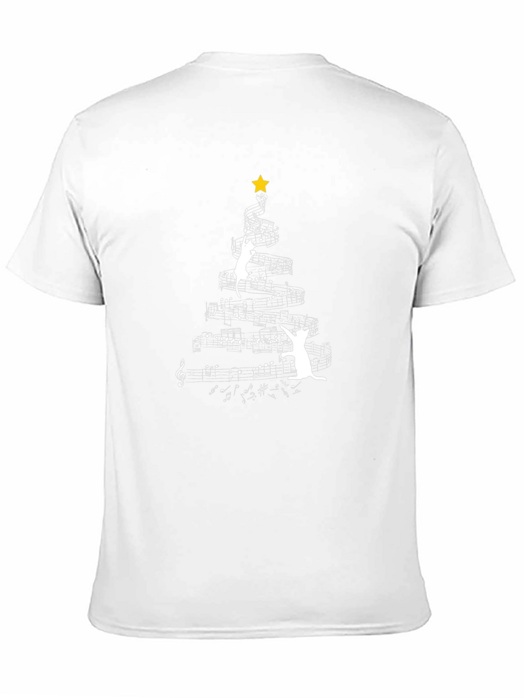 Musical Cats Christmas Tree T-Shirt