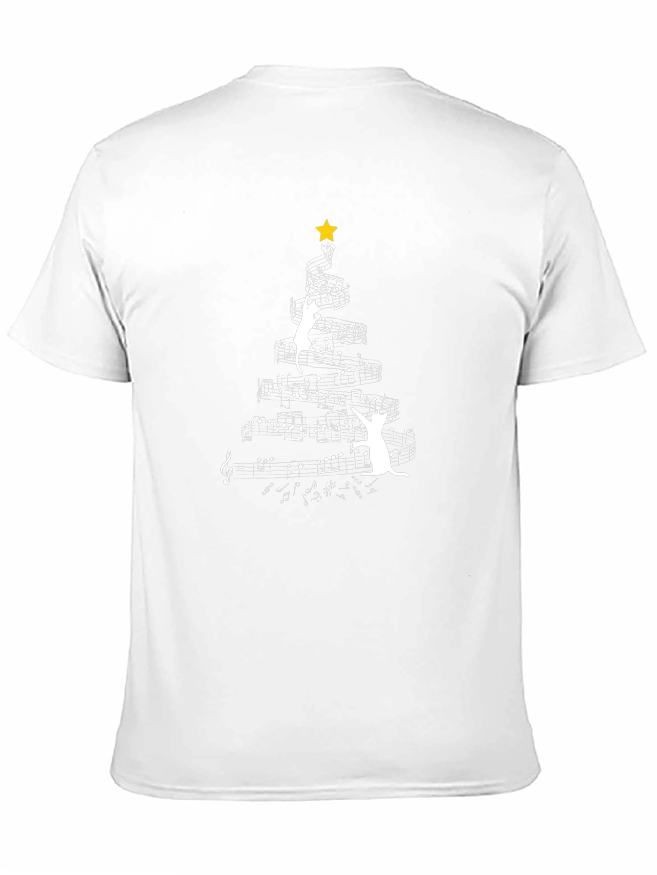 Musical Cats Christmas Tree T-Shirt