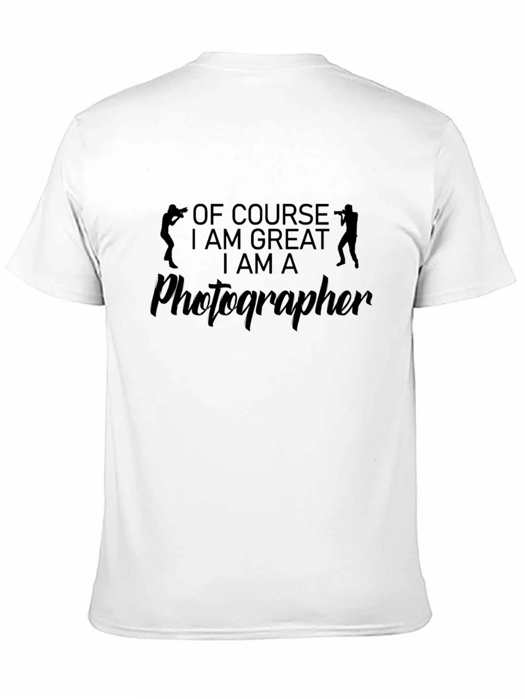 Photographer Graphic T-Shirt - Black