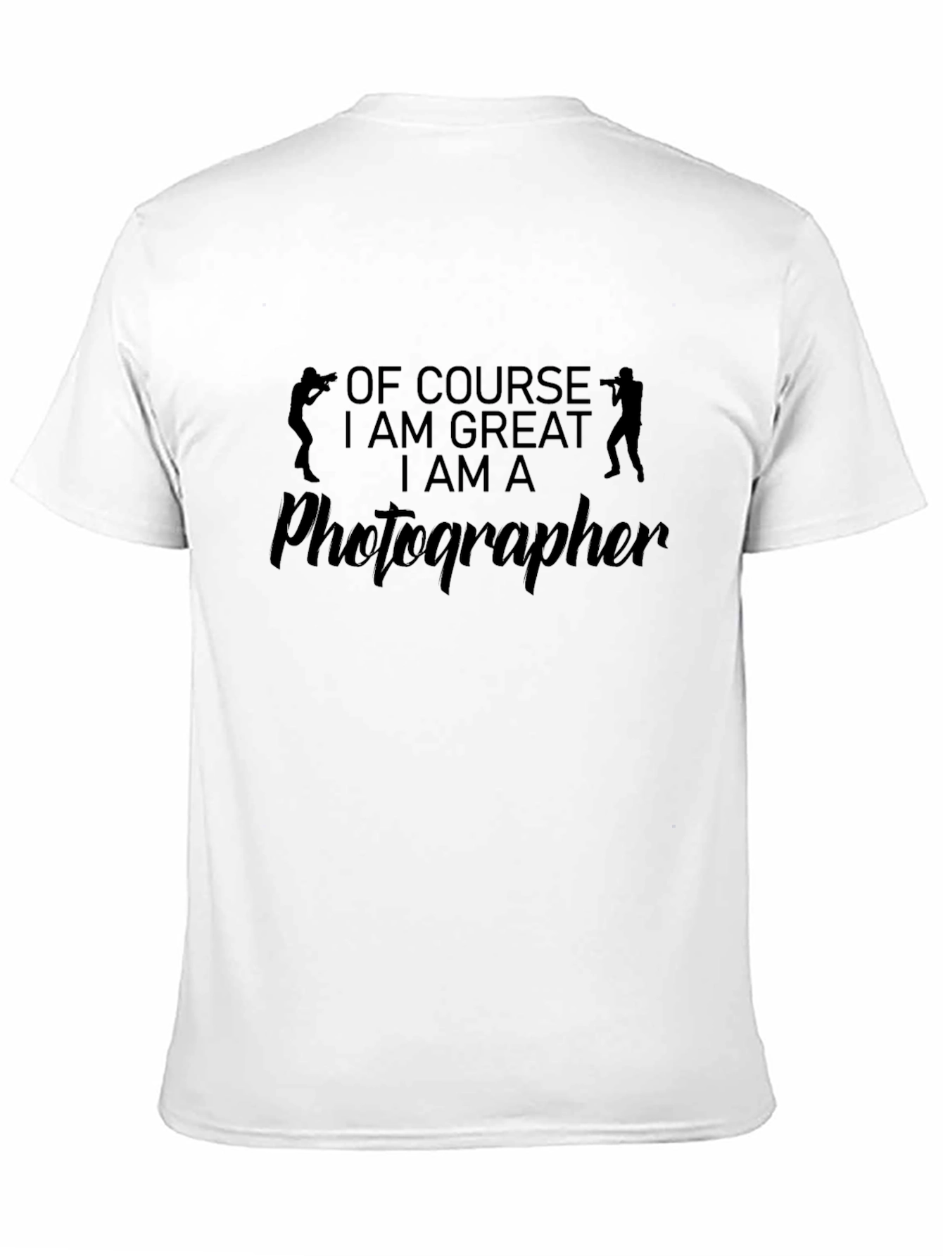 Photographer Graphic T-Shirt - Black