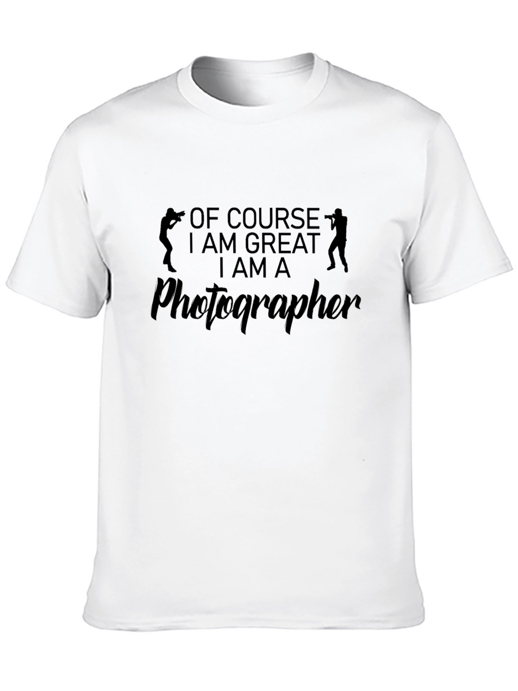 Photographer Graphic T-Shirt - Black