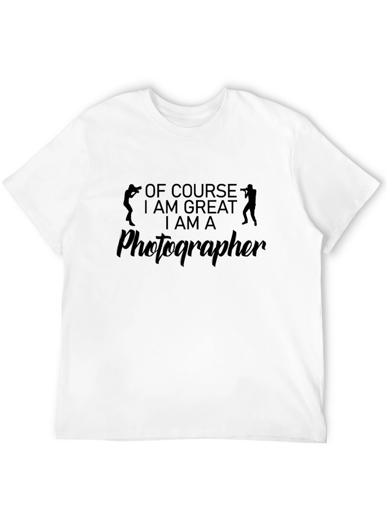 Photographer Graphic T-Shirt - Black