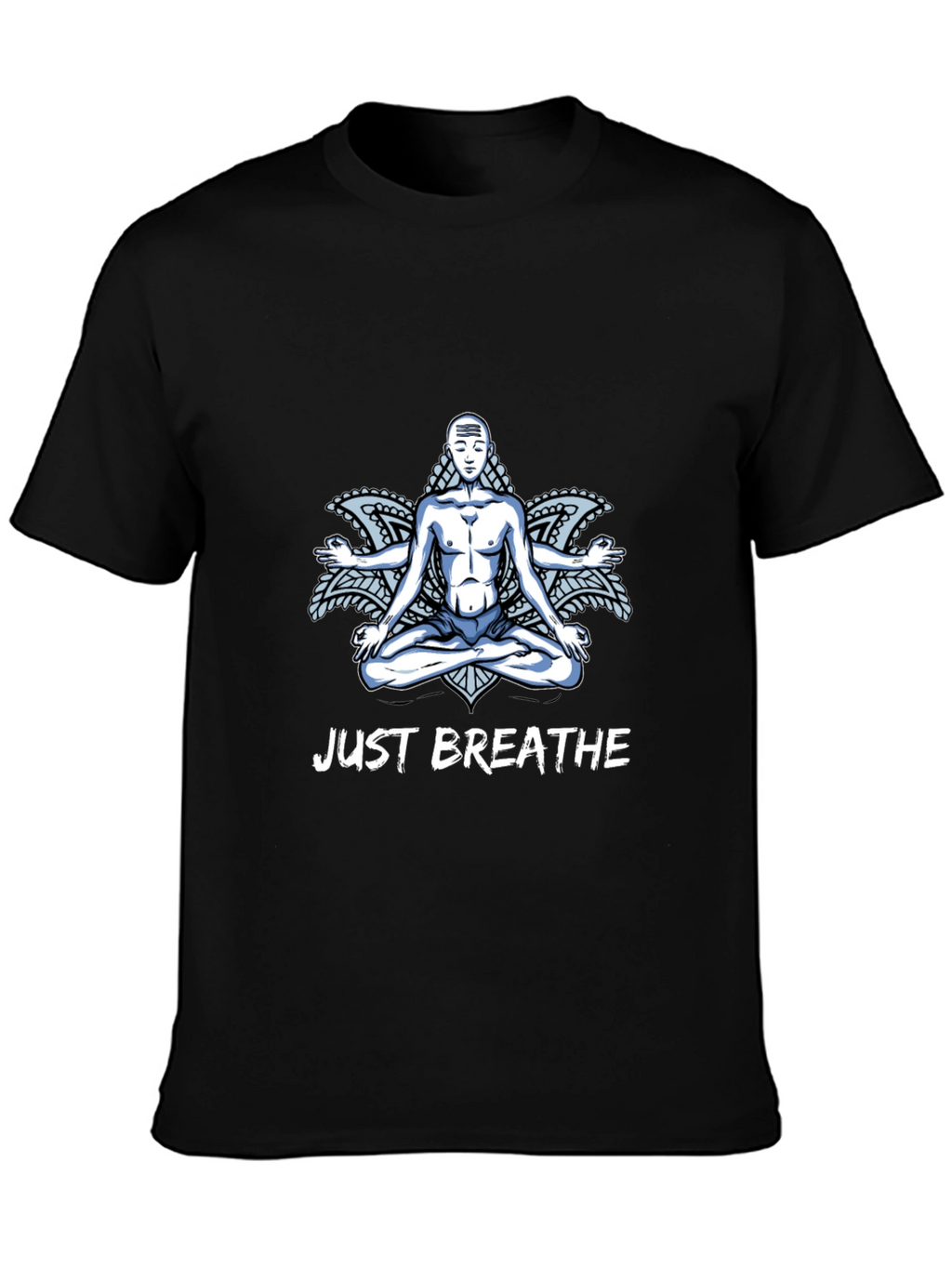 Just Breathe Yoga Meditation T-Shirt
