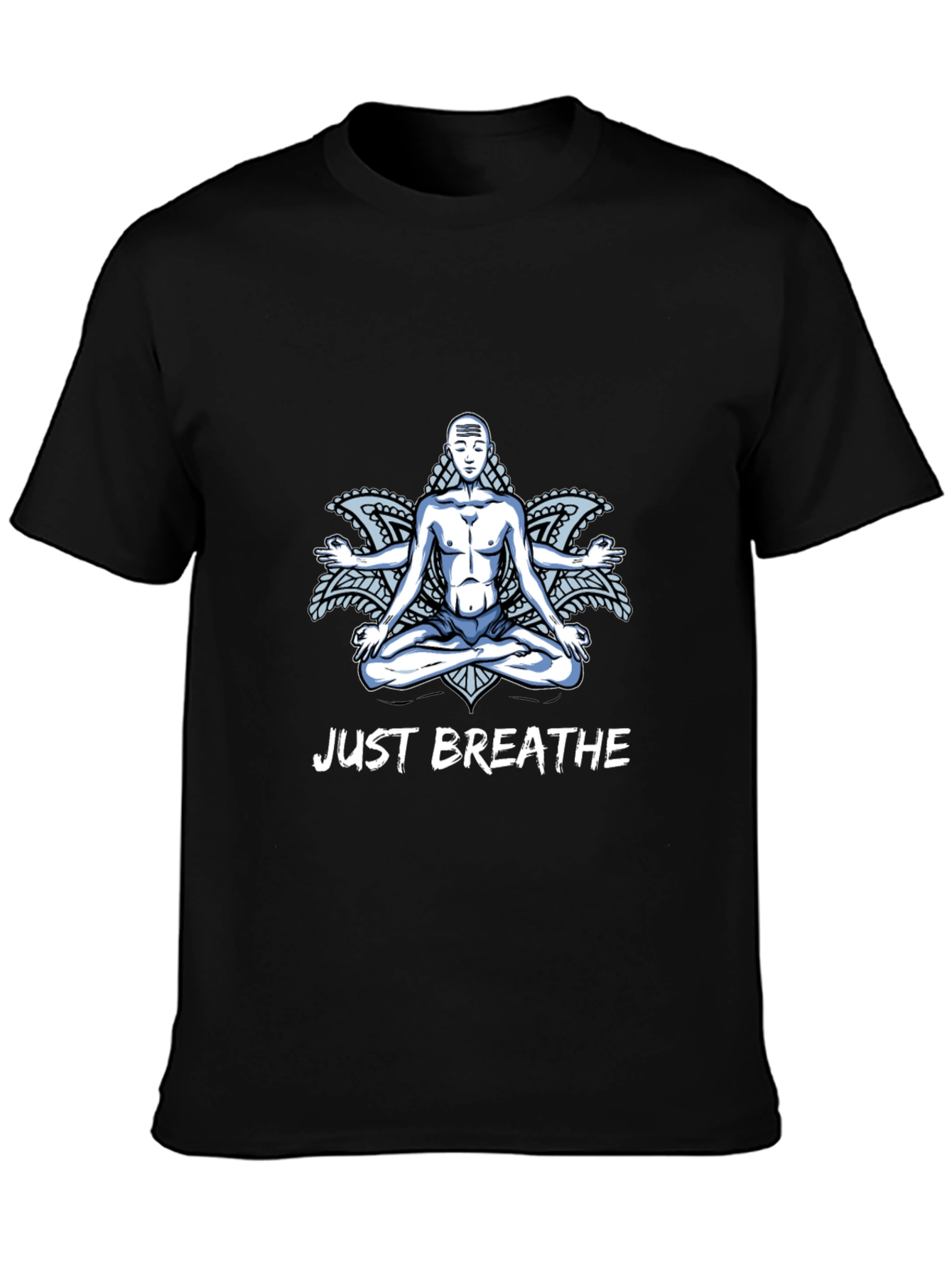 Just Breathe Yoga Meditation T-Shirt