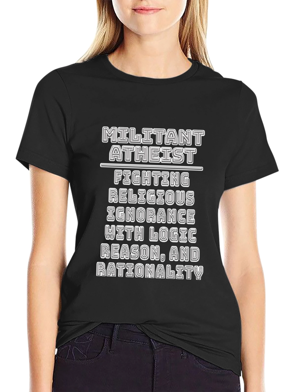 Militant Atheist T-Shirt - Logic & Reason