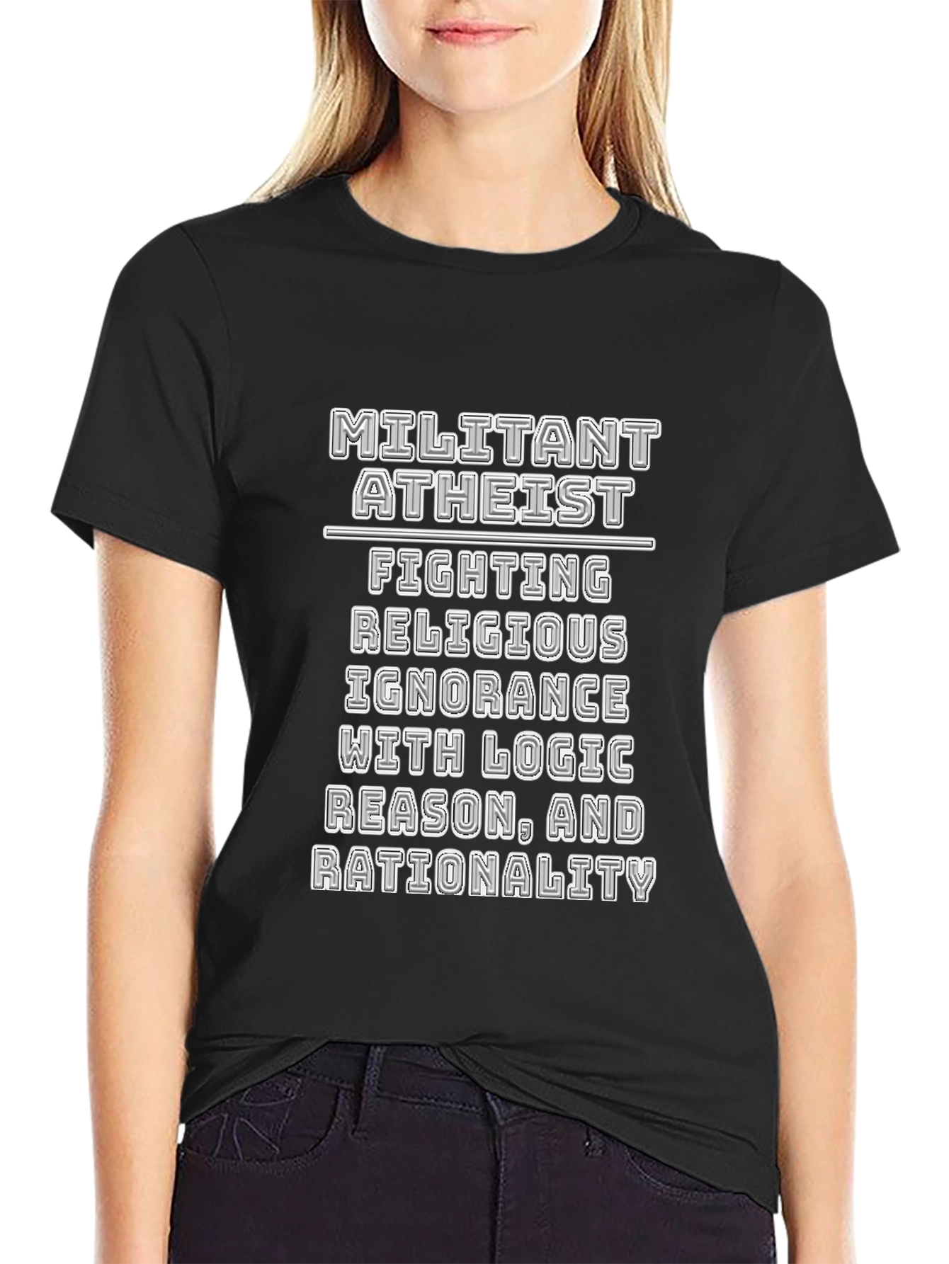 Militant Atheist T-Shirt - Logic & Reason