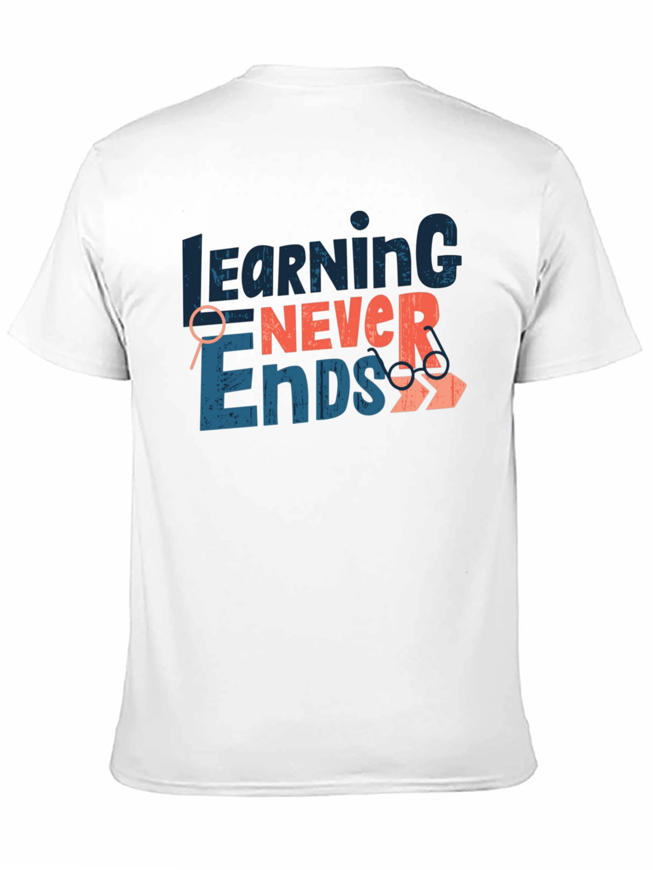 Learning Never Ends Graphic Tee