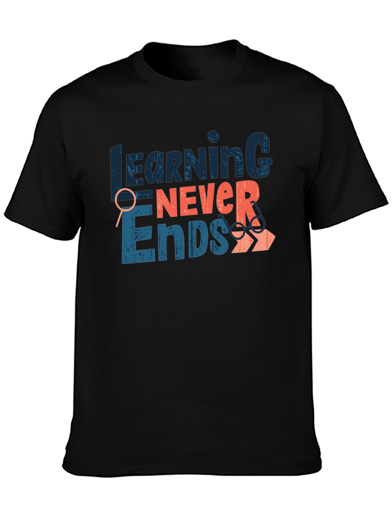 Learning Never Ends Graphic Tee