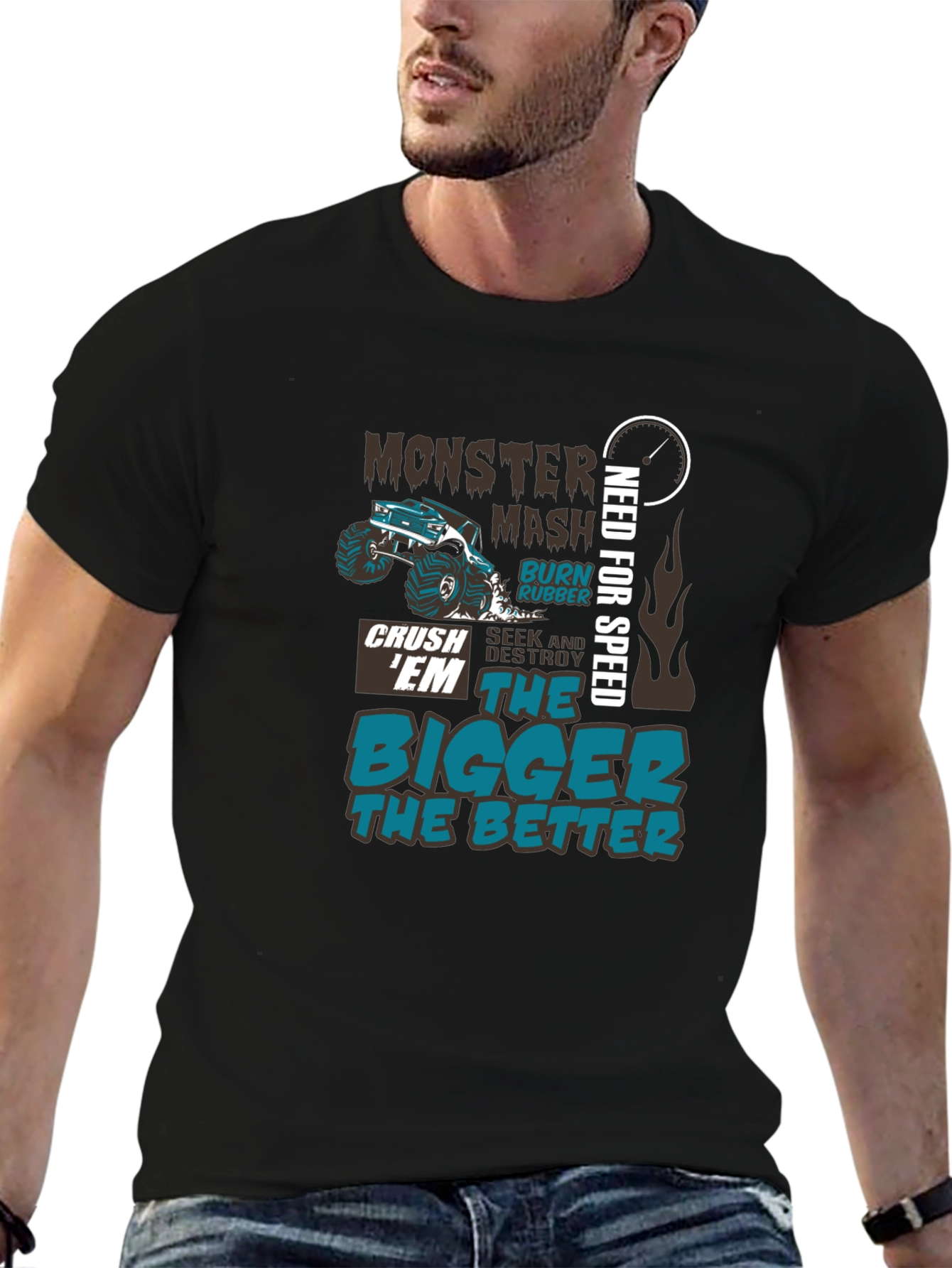 Monster Truck Graphic Tee: Bigger is Better
