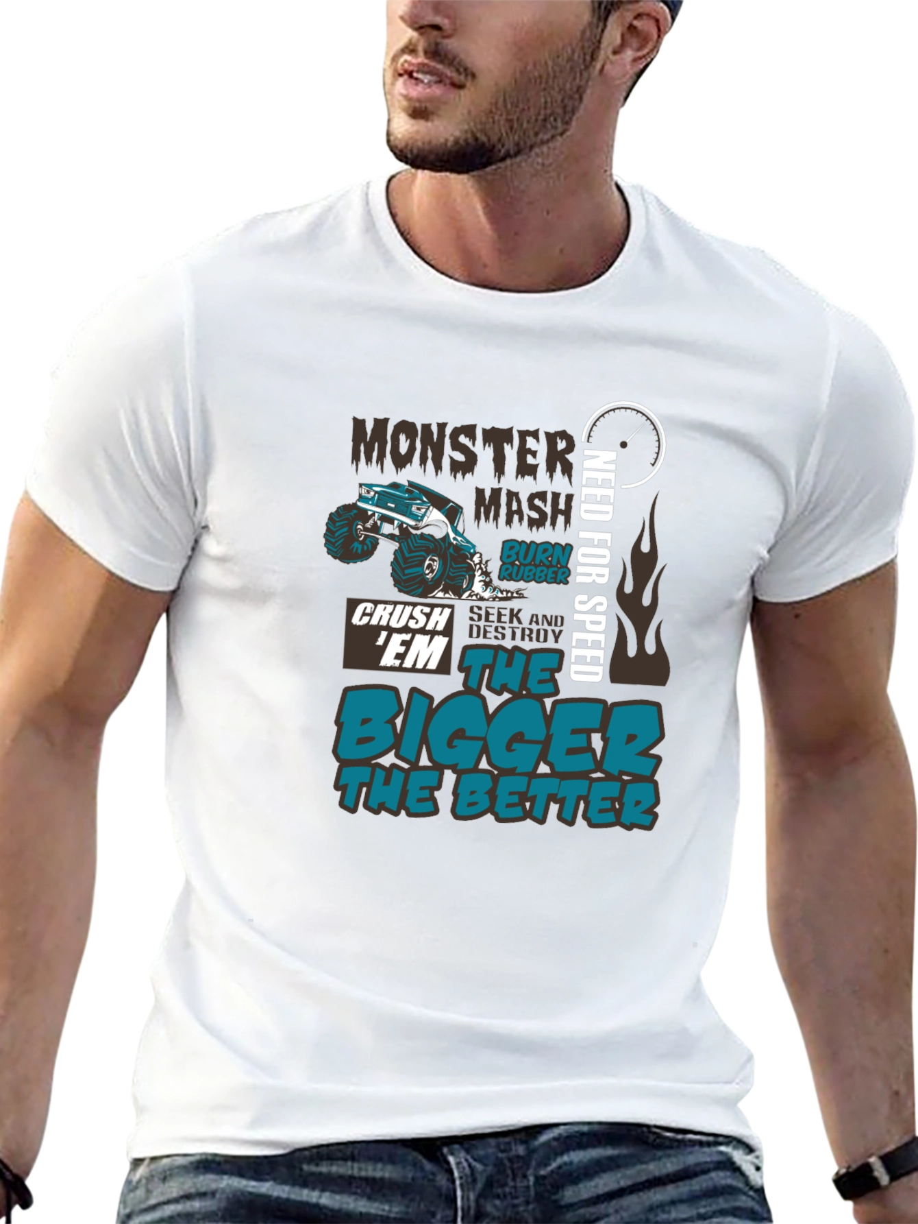 Monster Truck Graphic Tee: Bigger is Better