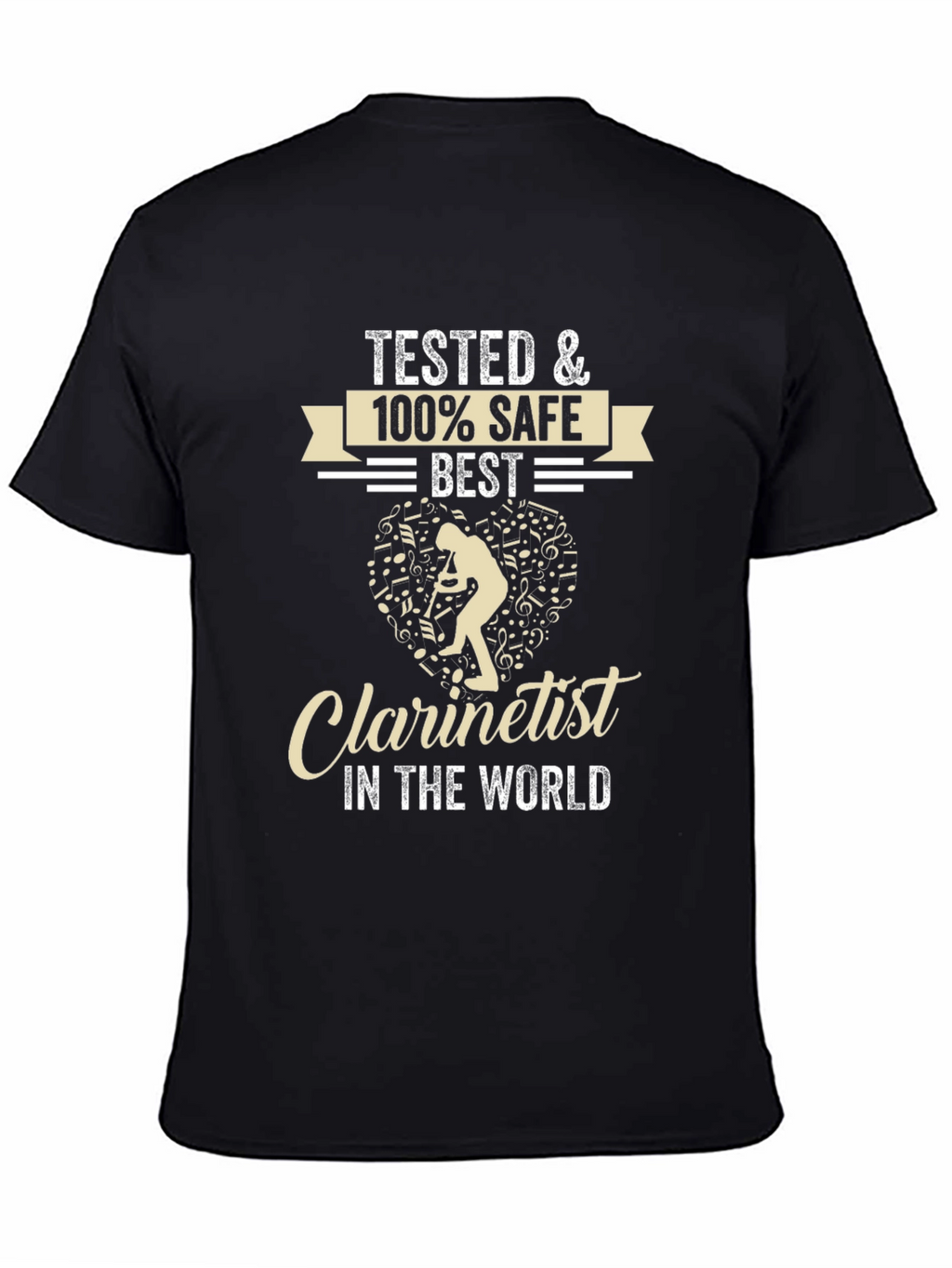 Tested & Safe Clarinetist T-Shirt
