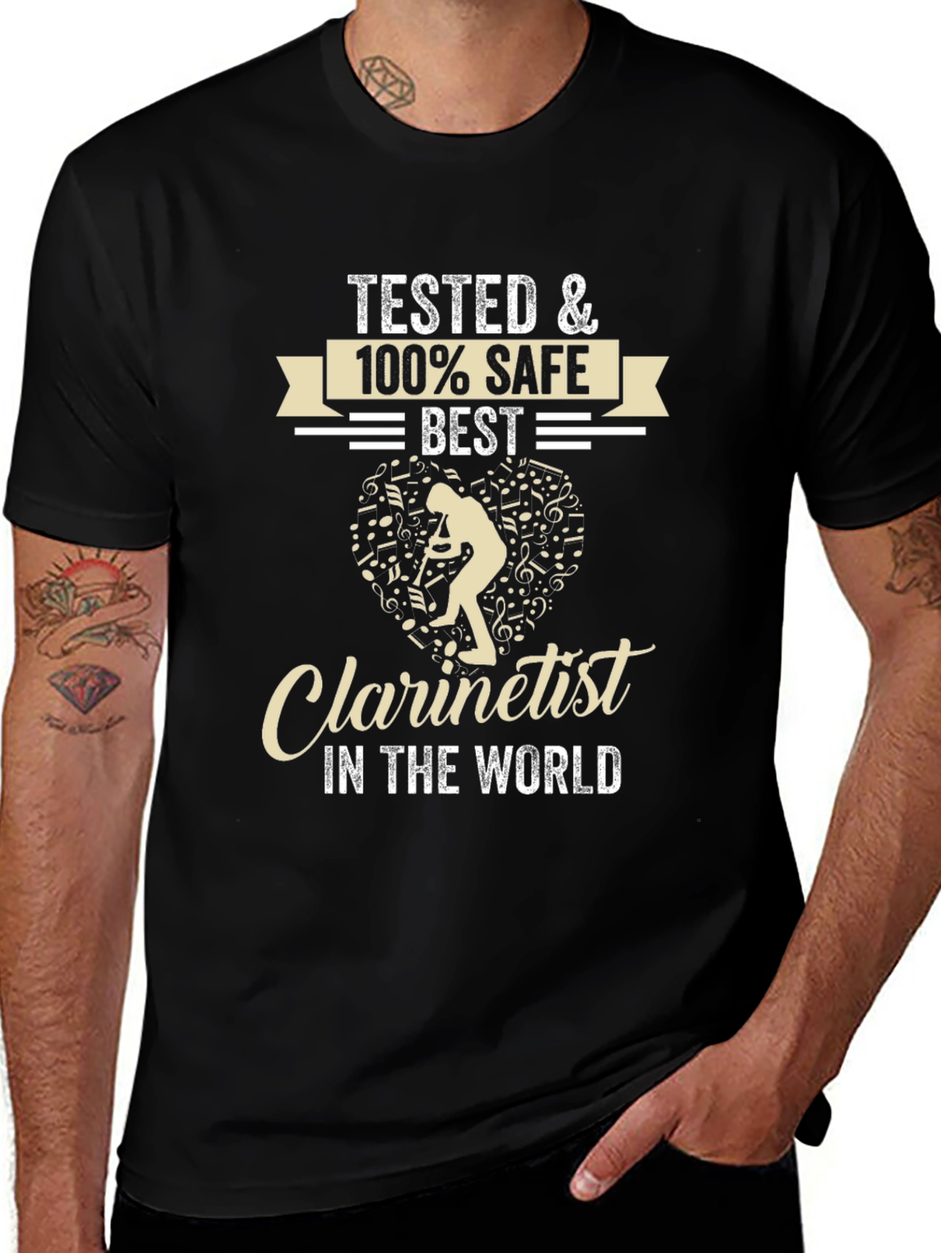 Tested & Safe Clarinetist T-Shirt