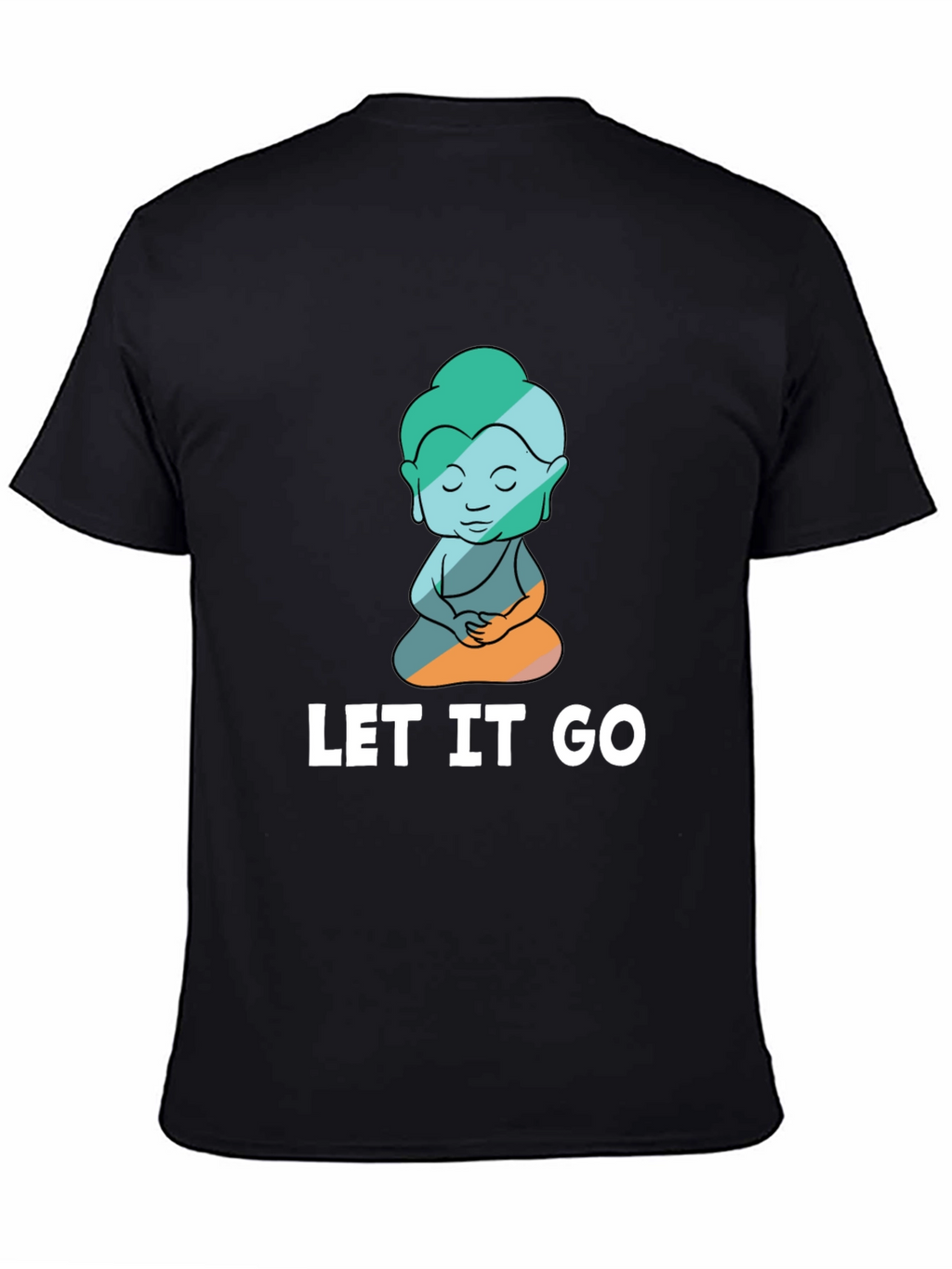 Let It Go Buddha Graphic Tee - Relaxed Fit