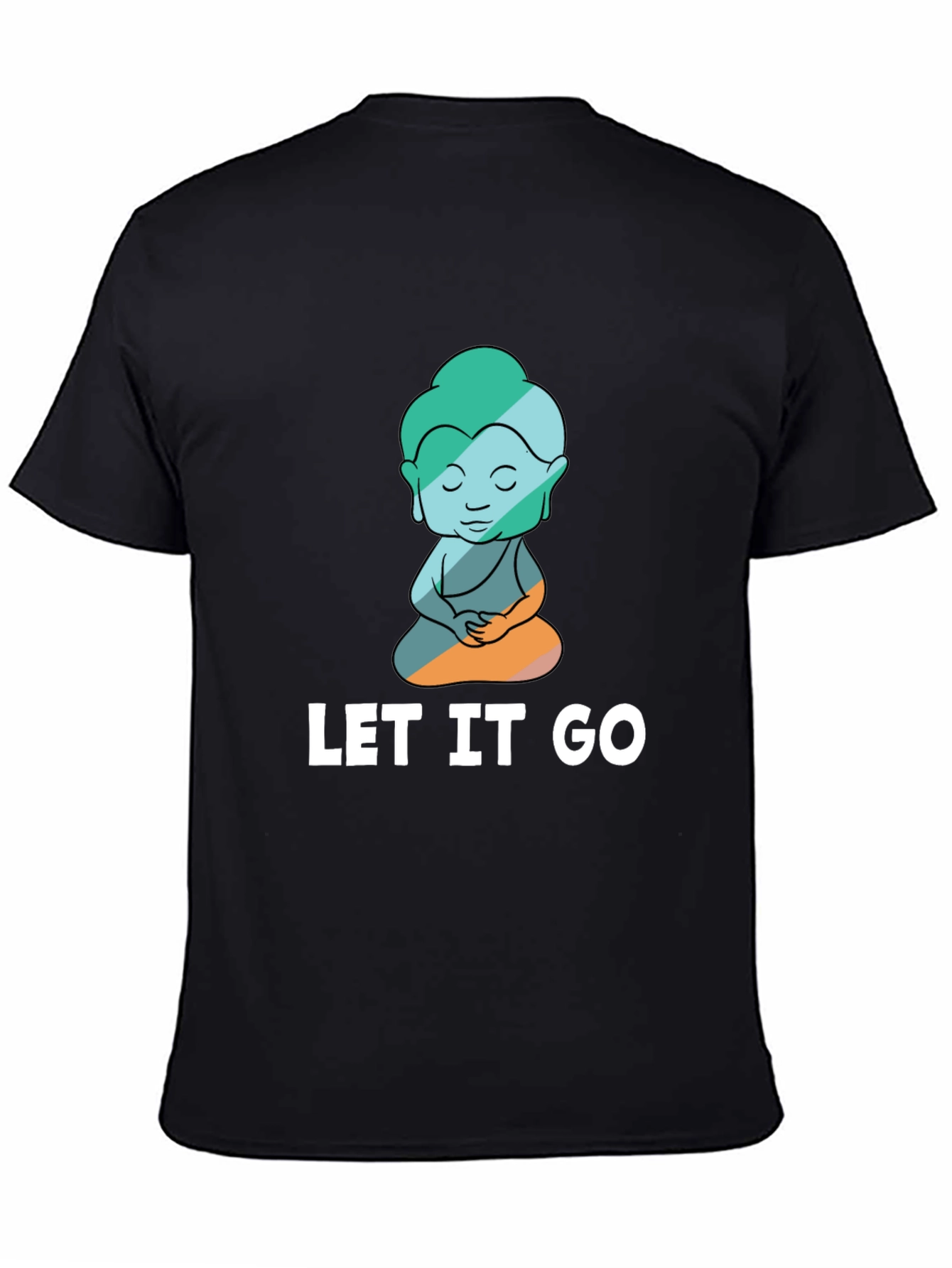 Let It Go Buddha Graphic Tee - Relaxed Fit