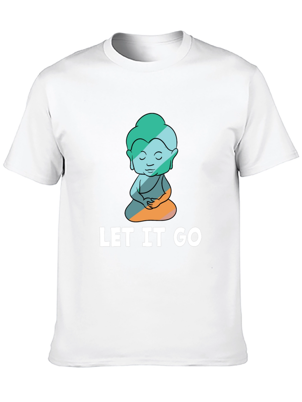 Let It Go Buddha Graphic Tee - Relaxed Fit
