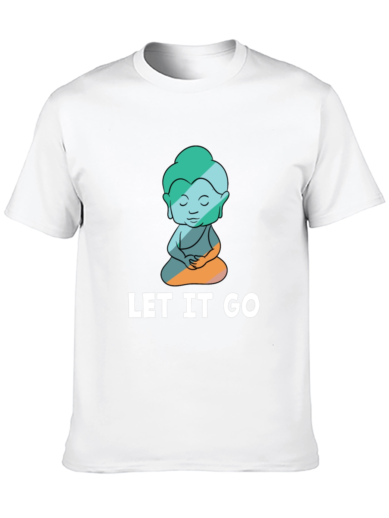 Let It Go Buddha Graphic Tee - Relaxed Fit