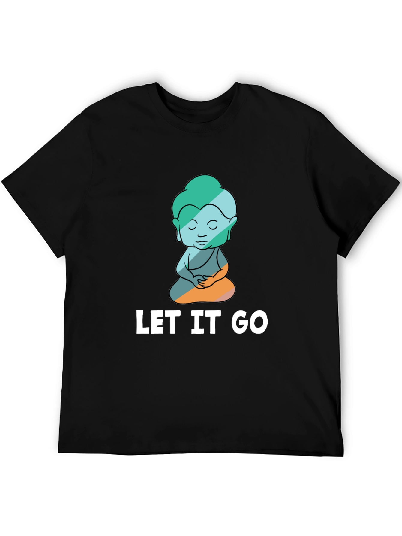 Let It Go Buddha Graphic Tee - Relaxed Fit