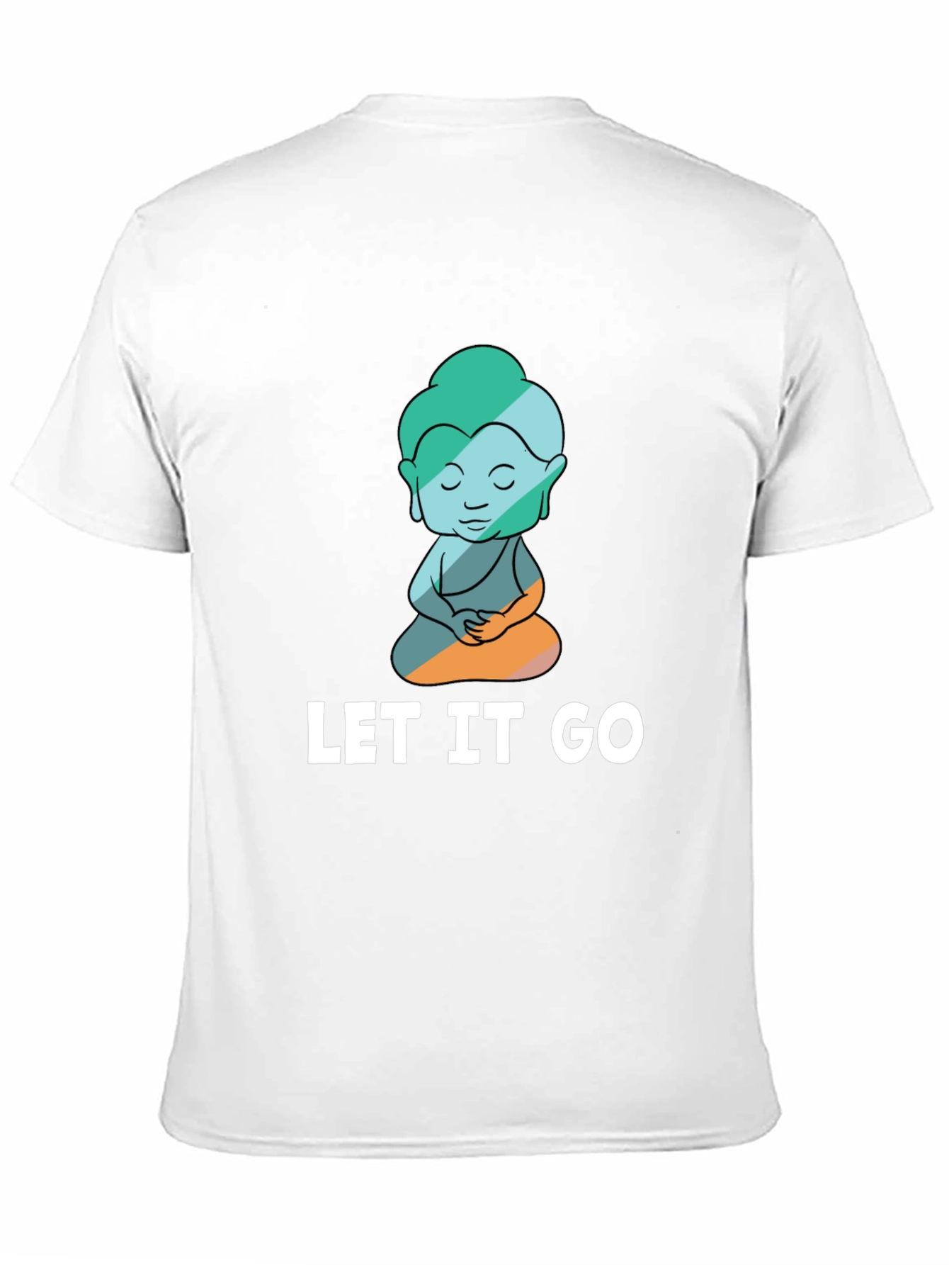 Let It Go Buddha Graphic Tee - Relaxed Fit