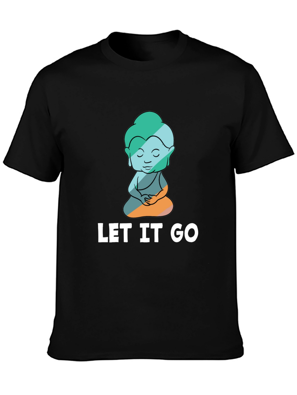 Let It Go Buddha Graphic Tee - Relaxed Fit
