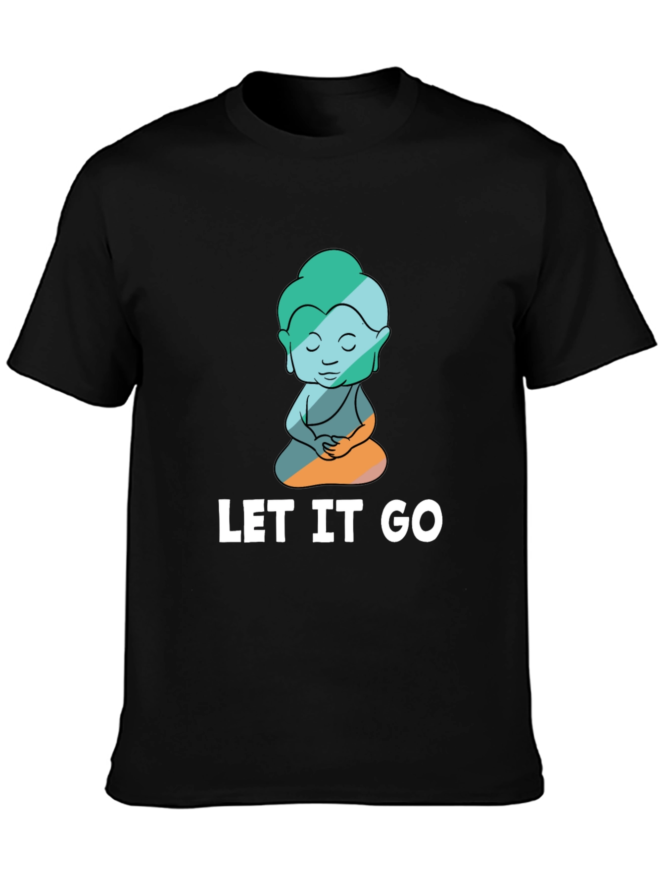 Let It Go Buddha Graphic Tee - Relaxed Fit