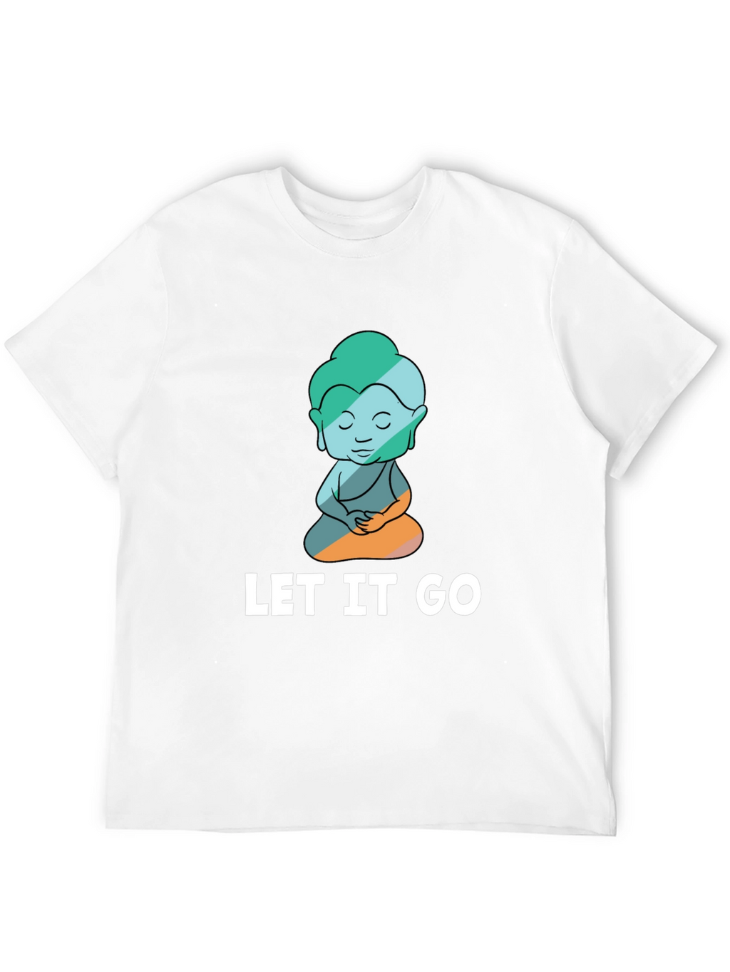 Let It Go Buddha Graphic Tee - Relaxed Fit