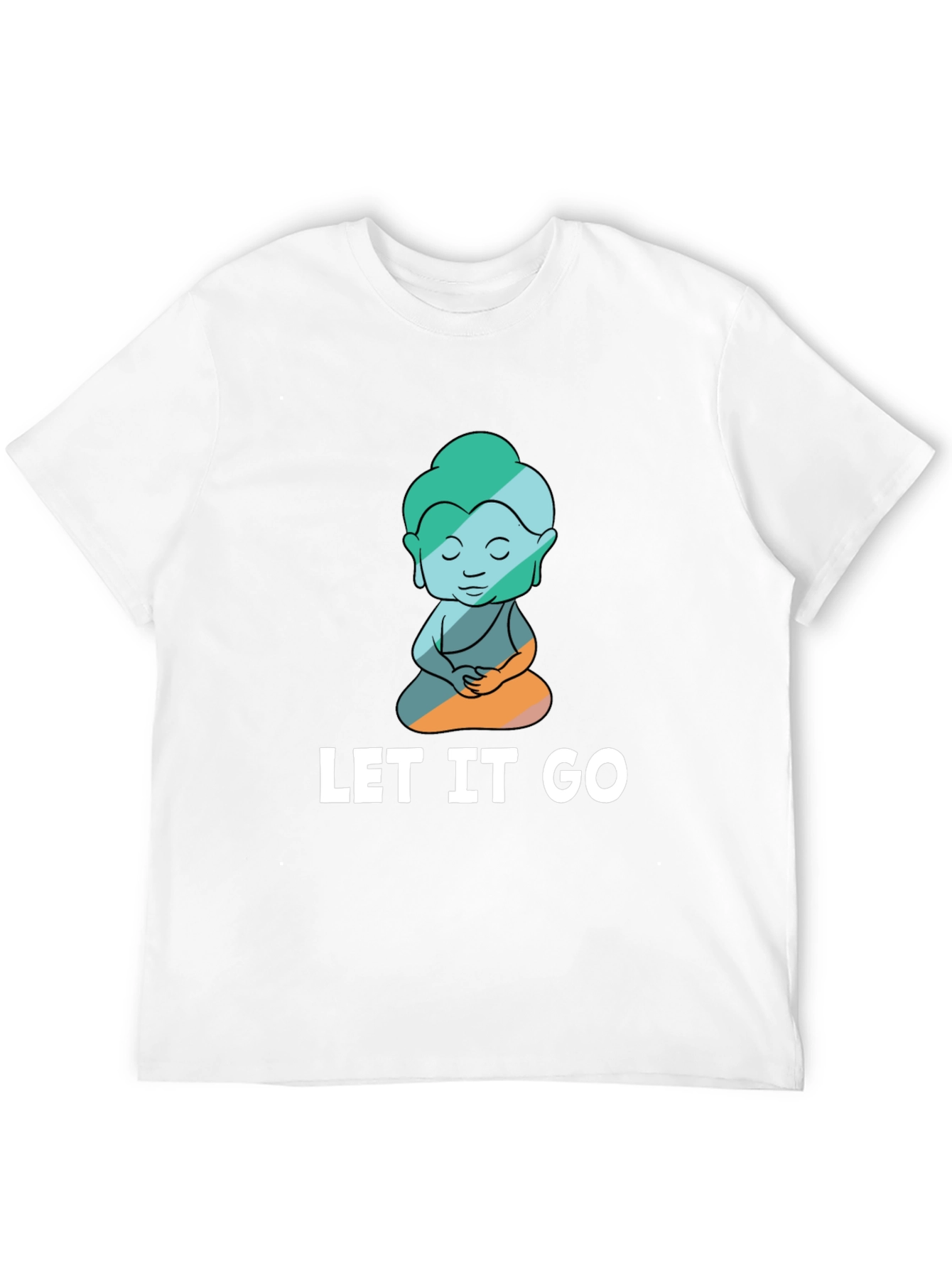 Let It Go Buddha Graphic Tee - Relaxed Fit