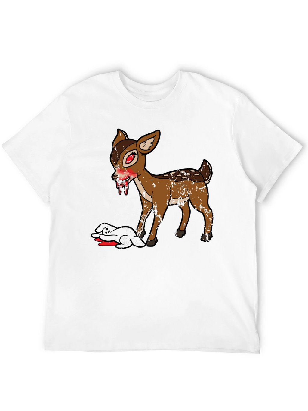 Zombie Deer Graphic T-Shirt