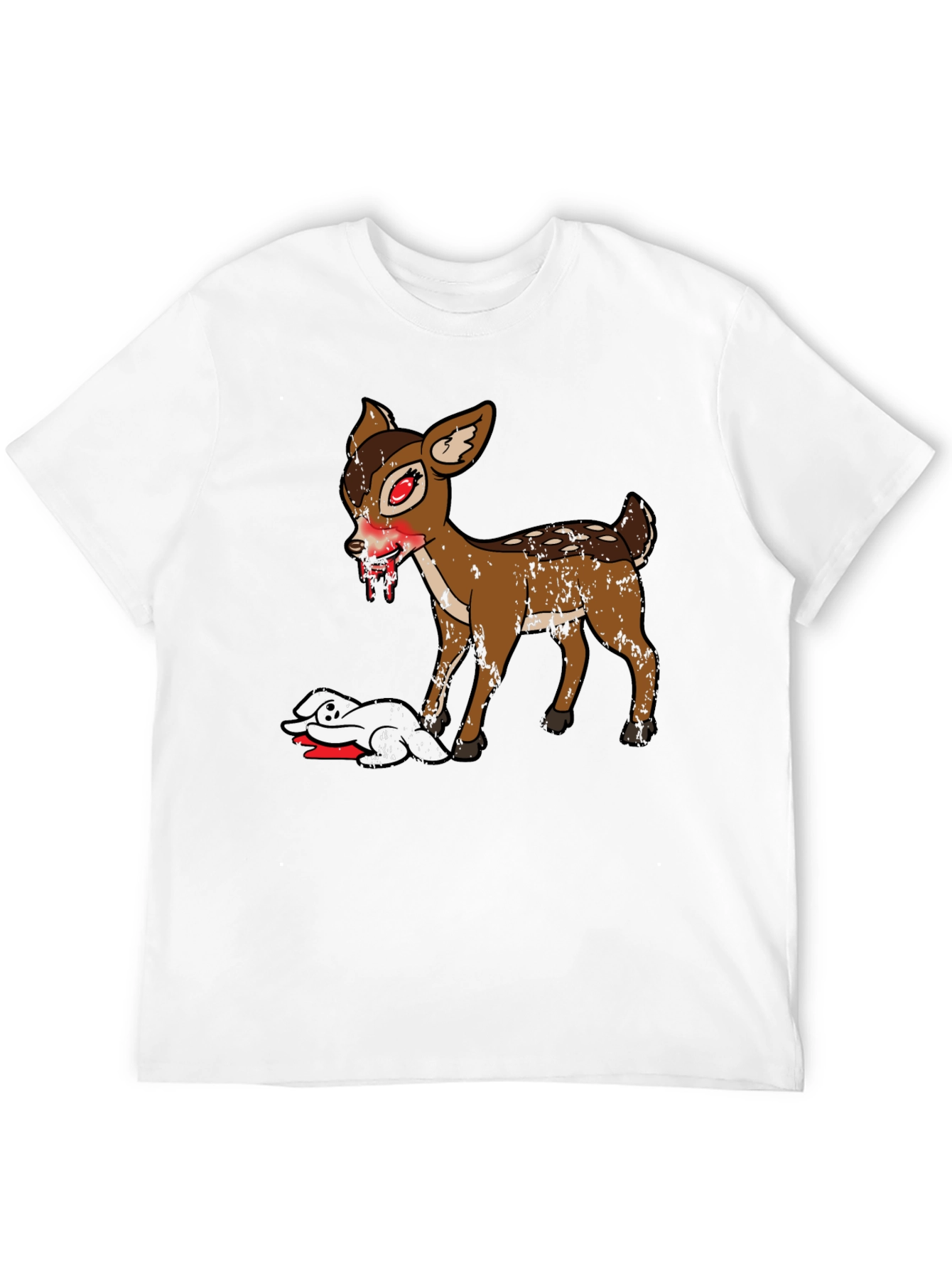 Zombie Deer Graphic T-Shirt