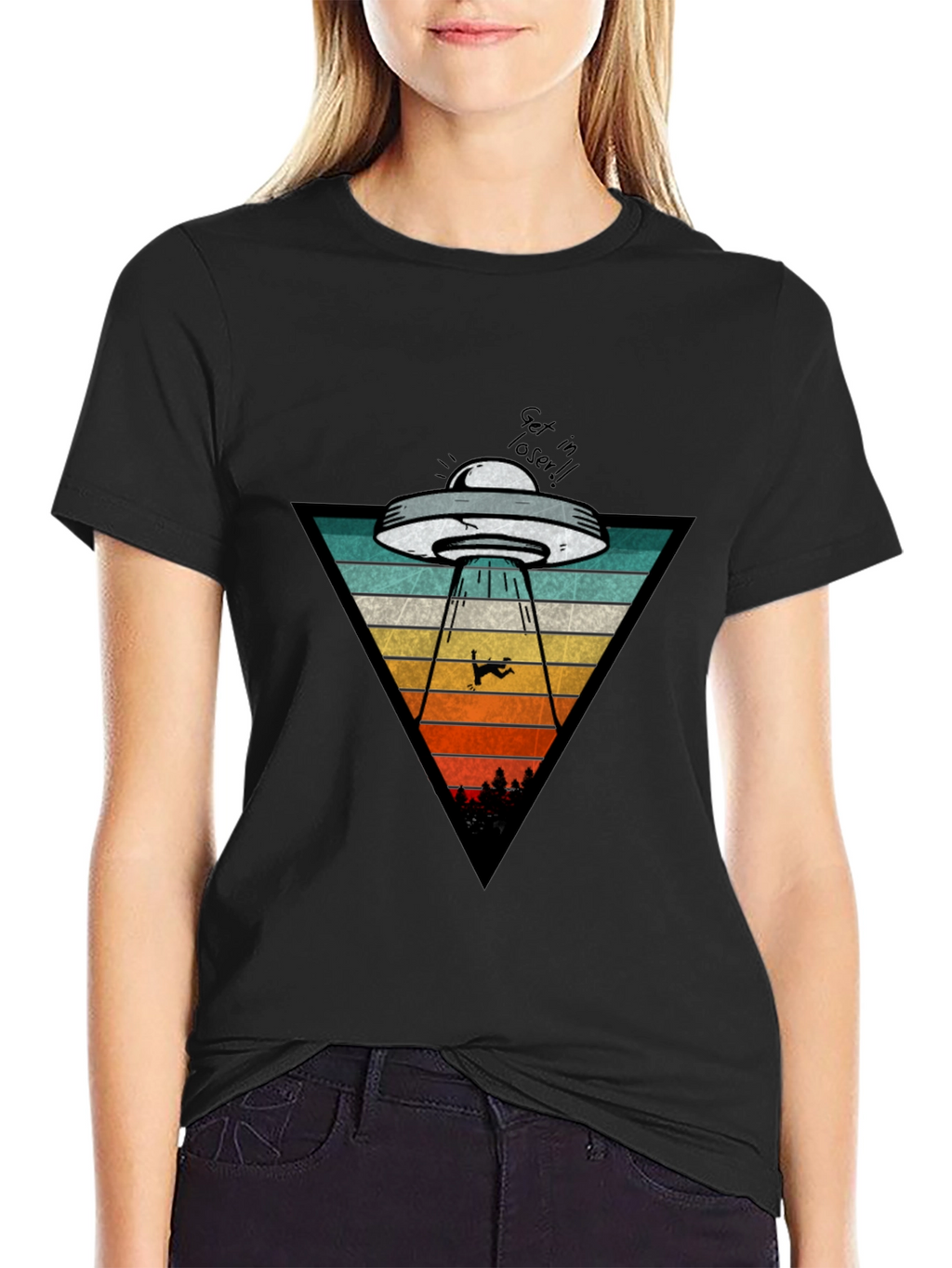 UFO Abduction T-Shirt: Get in Loser!