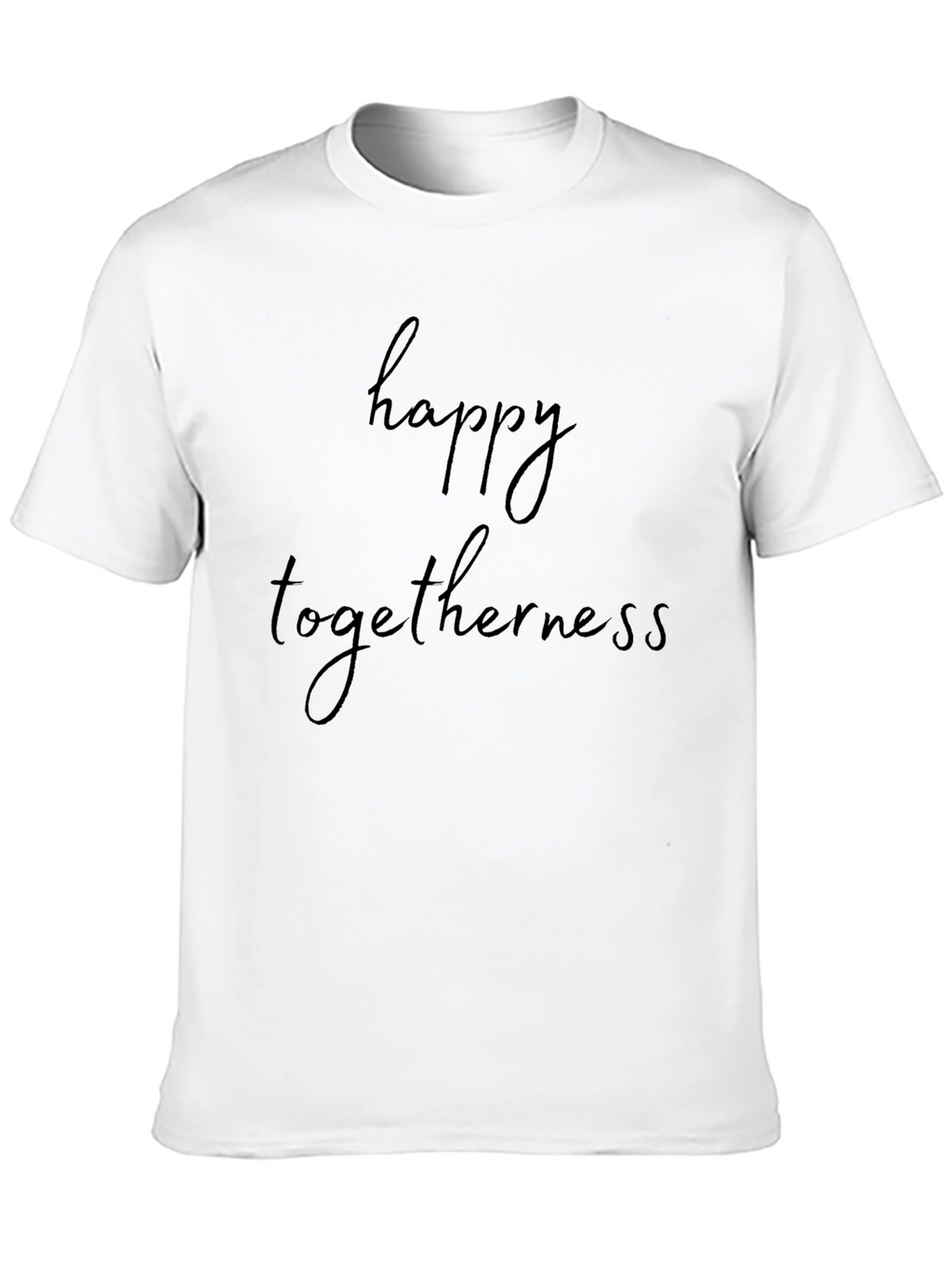 Happy Togetherness Black Graphic Tee