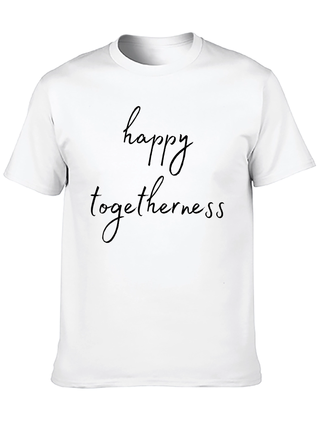 Happy Togetherness Black Graphic Tee