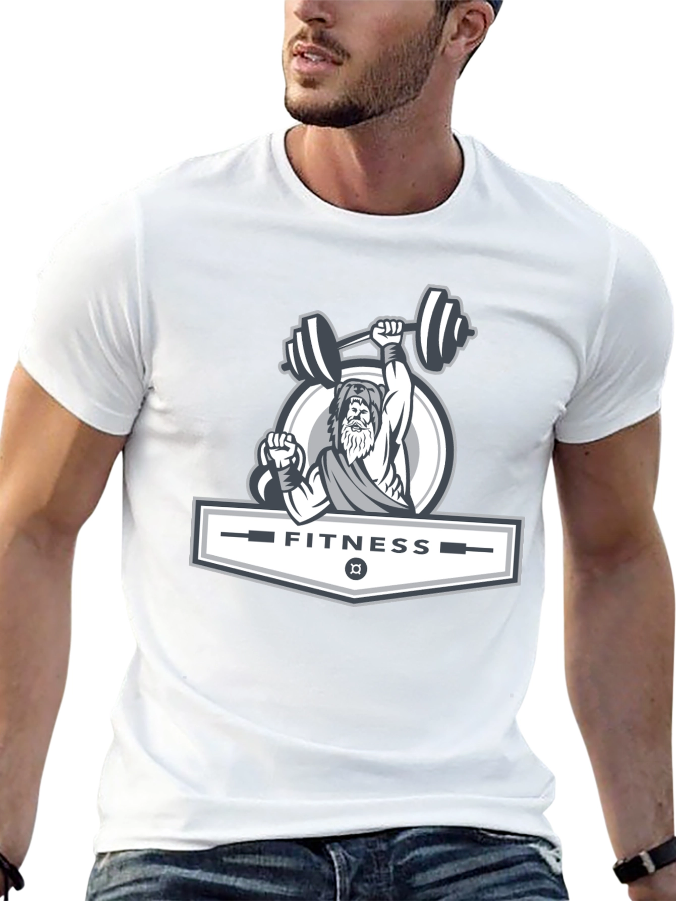 Fitness Zeus Graphic Tee - Power and Style