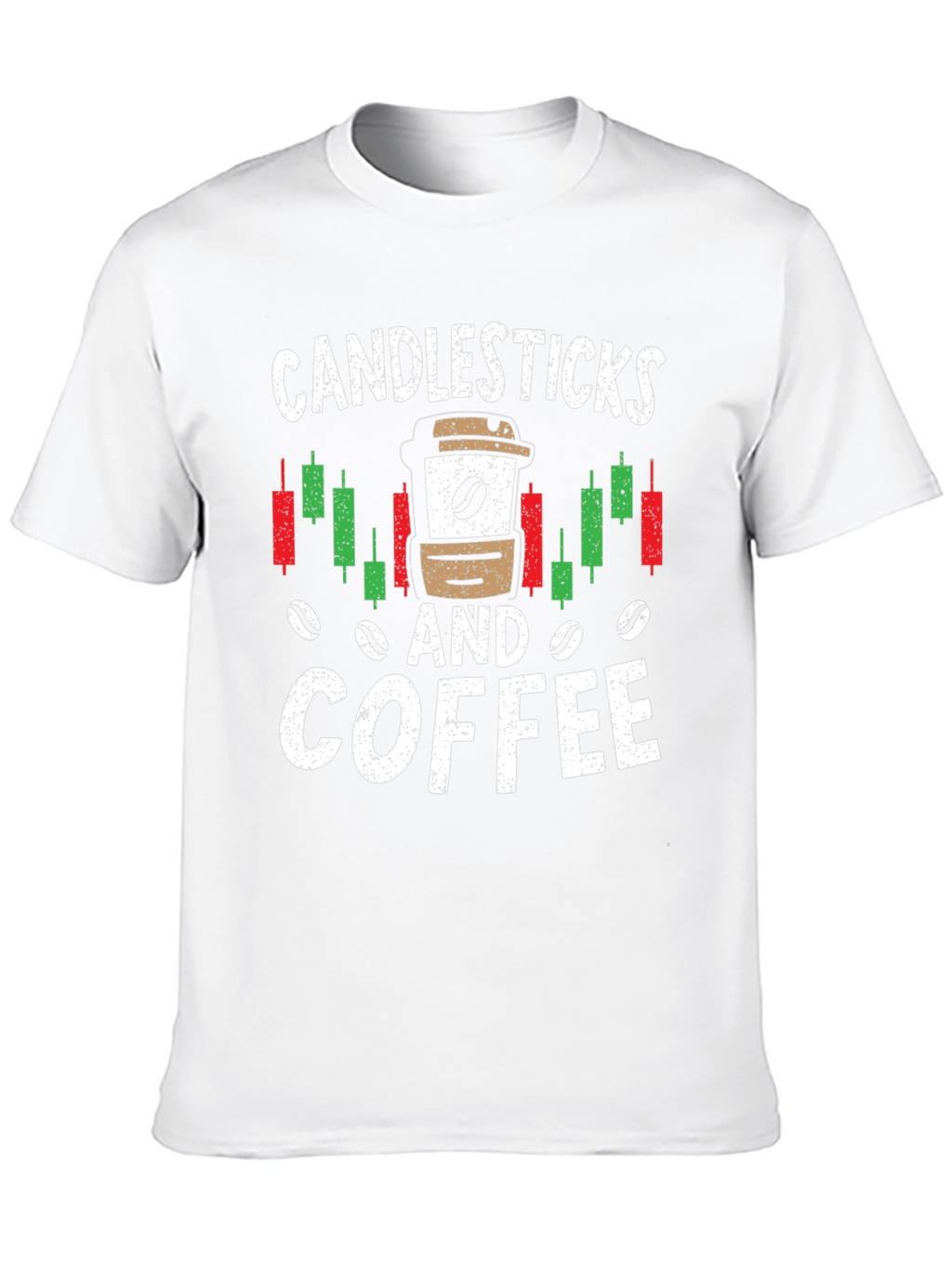 Candlesticks and Coffee Graphic T-Shirt