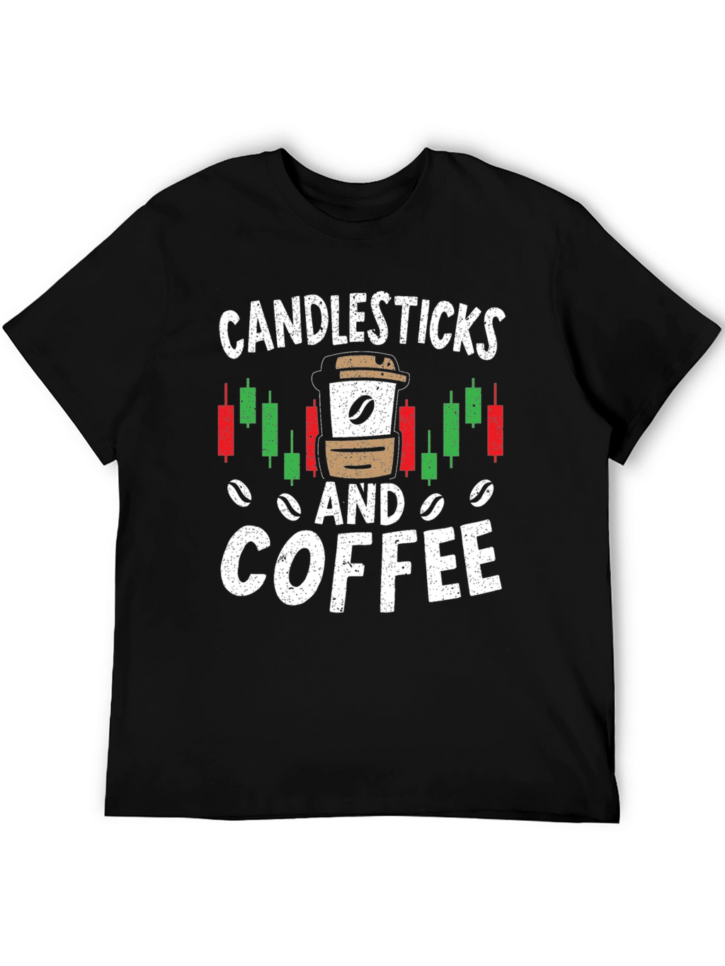 Candlesticks and Coffee Graphic T-Shirt
