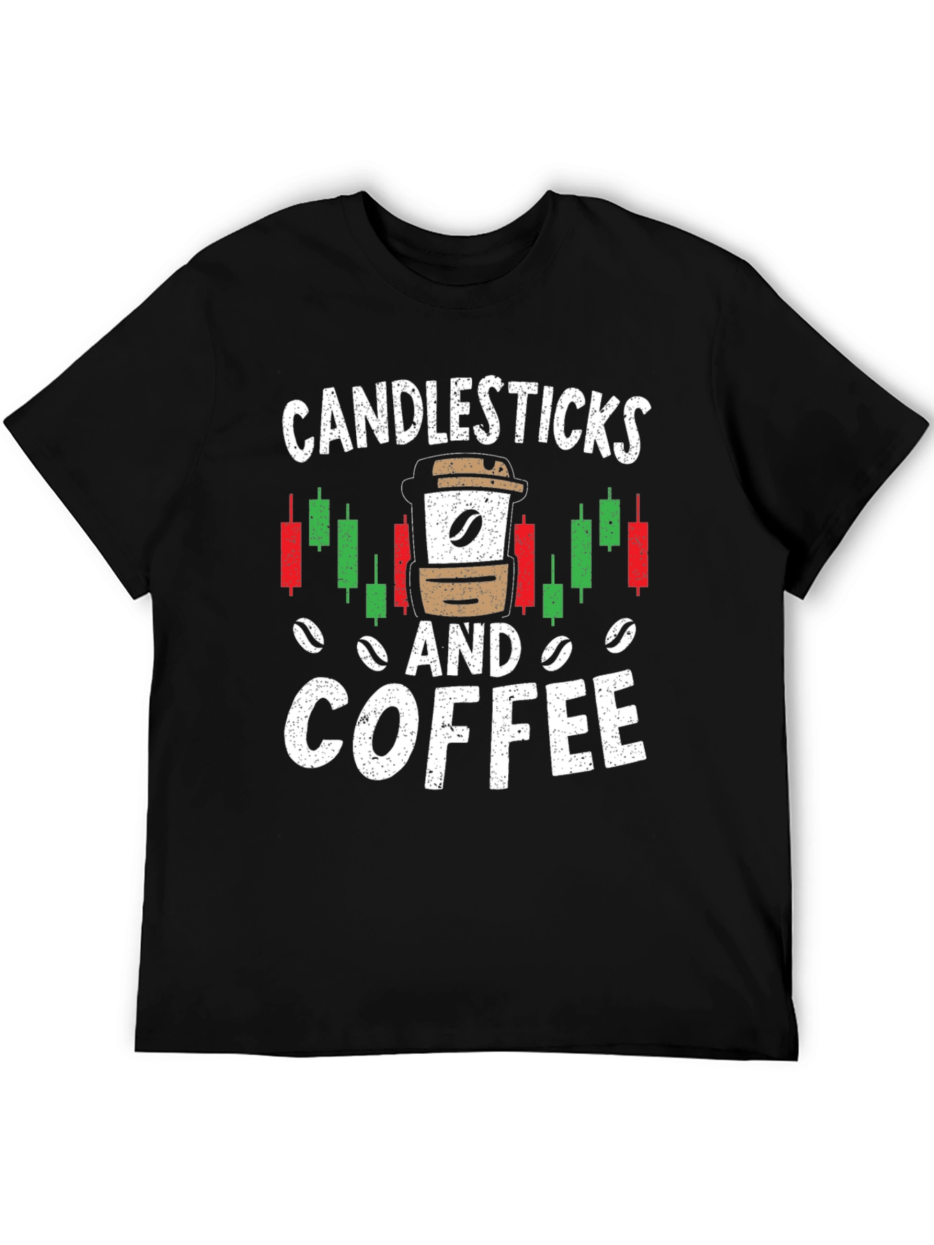 Candlesticks and Coffee Graphic T-Shirt