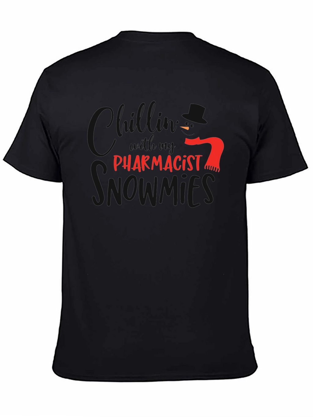 Funny Pharmacist T-Shirt - Red Text Design