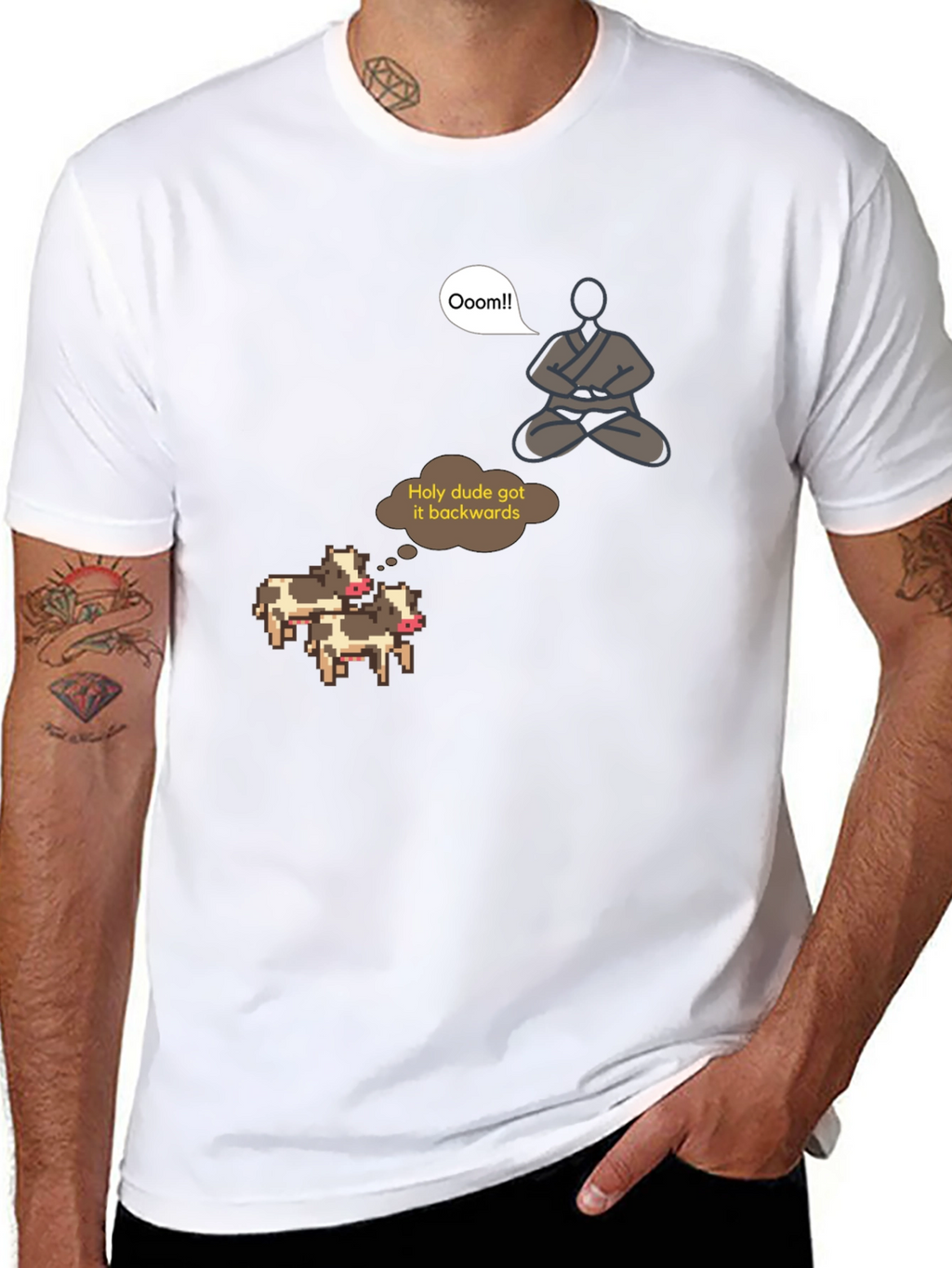 Zen Pixel Art T-Shirt