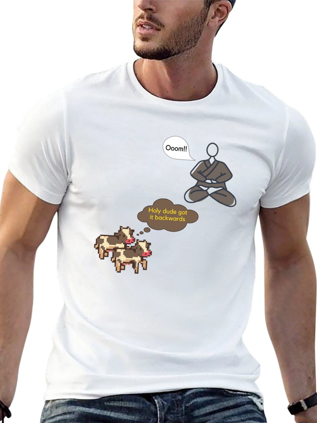 Zen Pixel Art T-Shirt