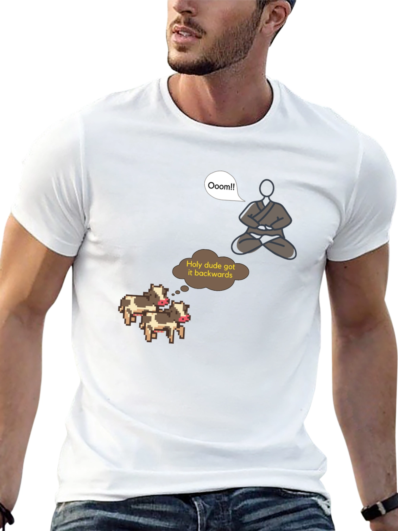 Zen Pixel Art T-Shirt