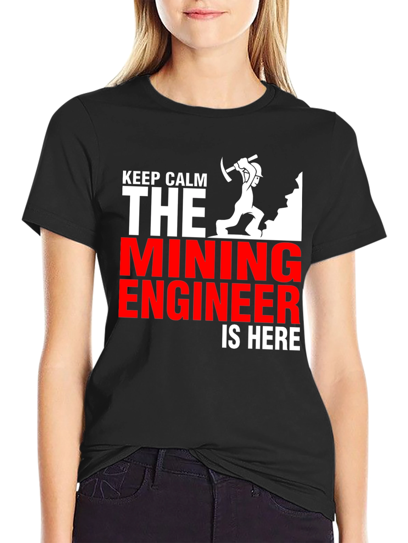 Mining Engineer T-Shirt - Keep Calm Design
