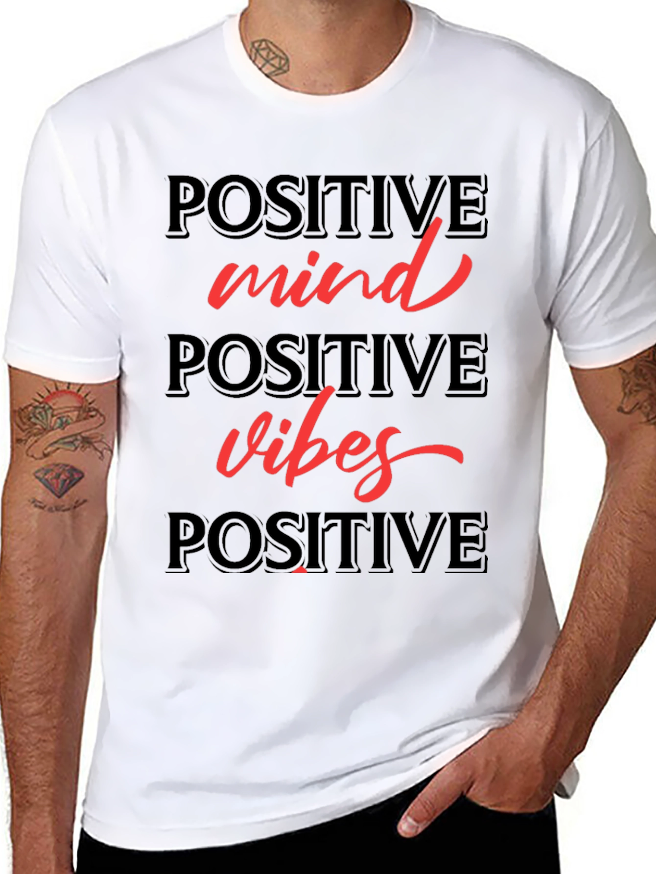 Positive Mind Positive Vibes T-Shirt