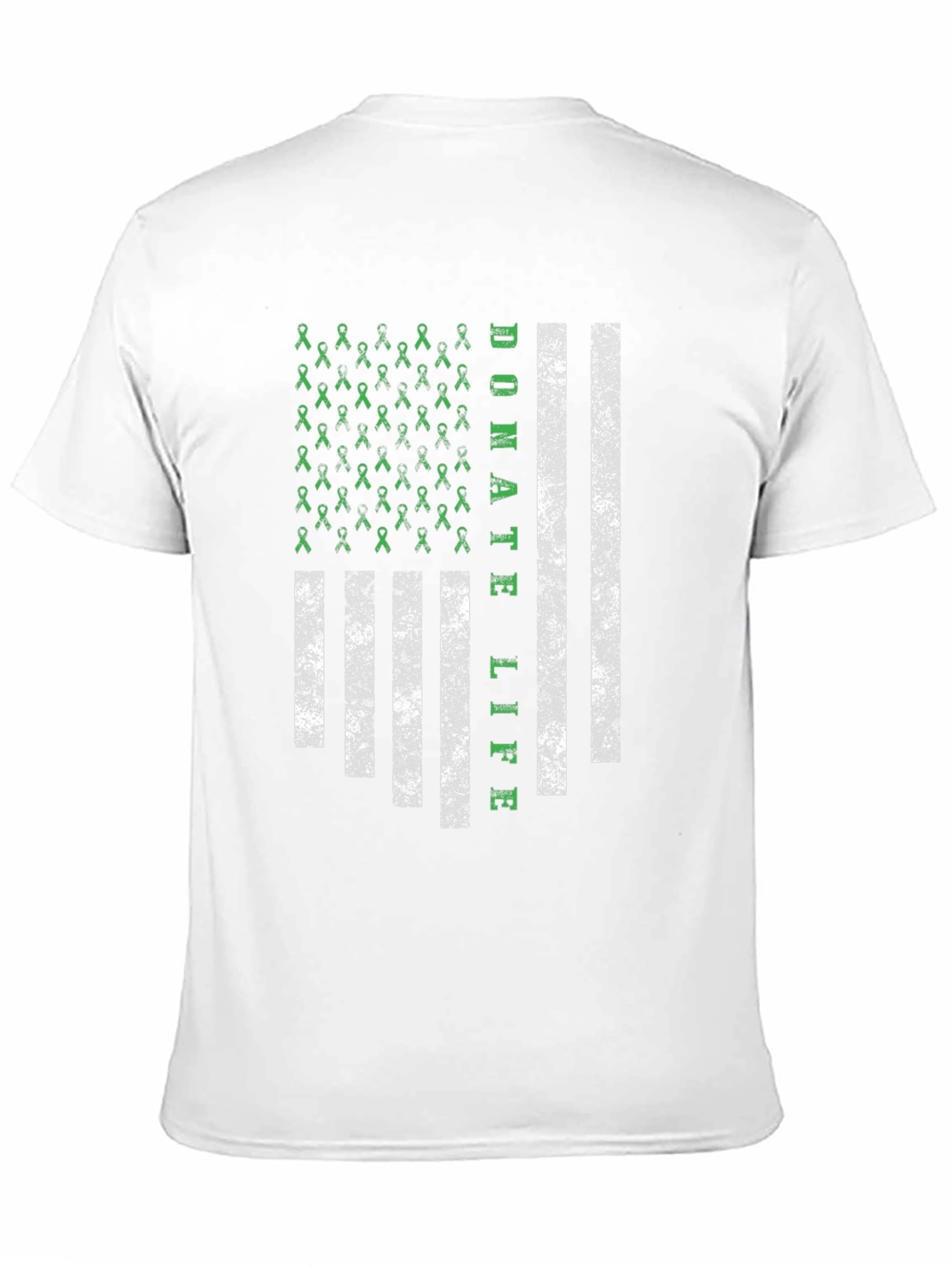 Donate Life American Flag Graphic T-Shirt