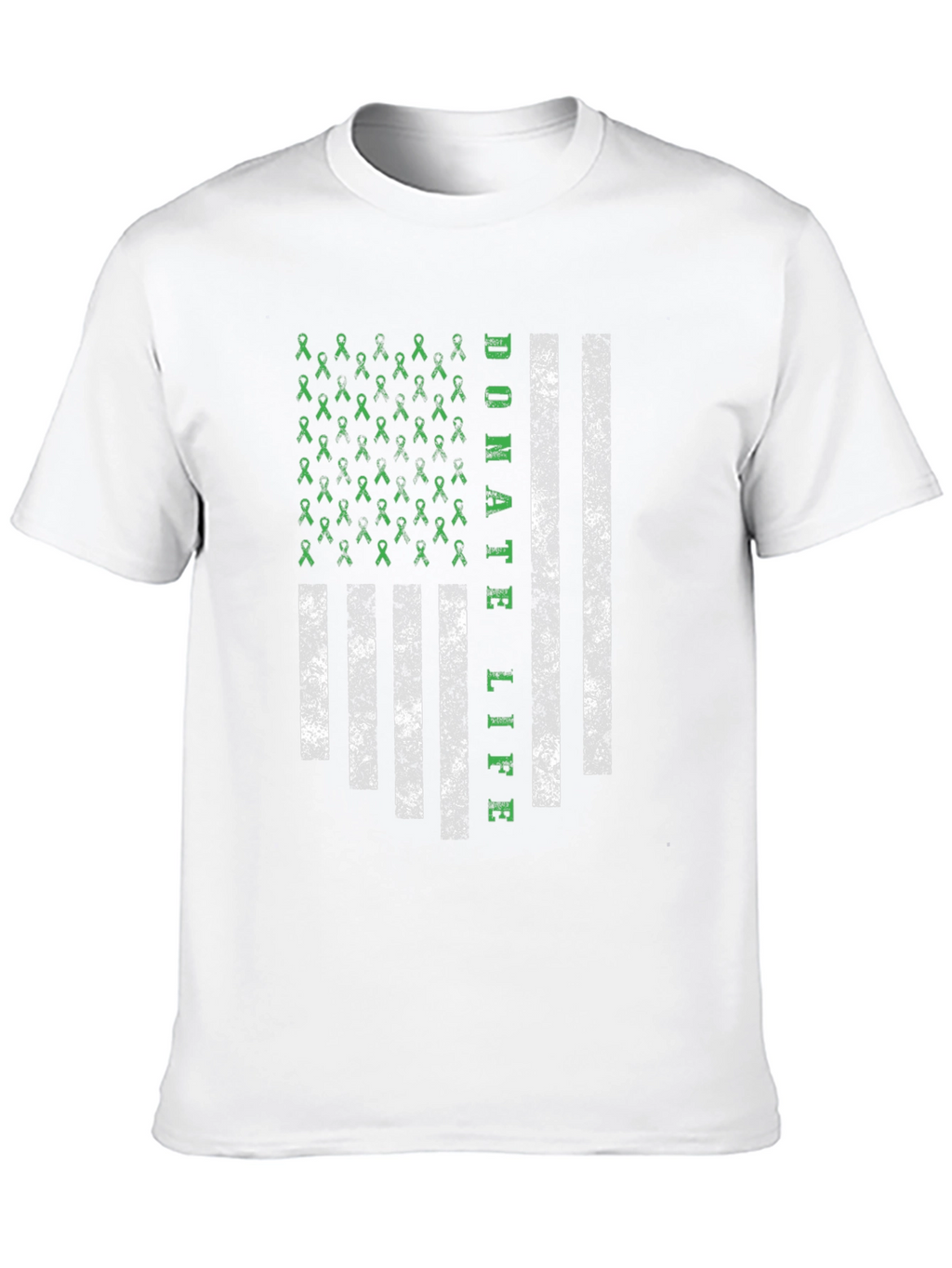 Donate Life American Flag Graphic T-Shirt