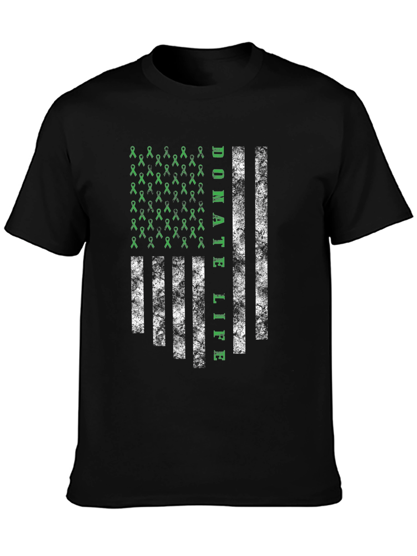 Donate Life American Flag Graphic T-Shirt