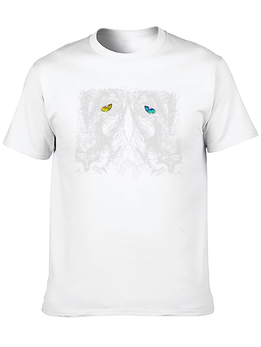 Lion Eyes Graphic Tee - Unique Design