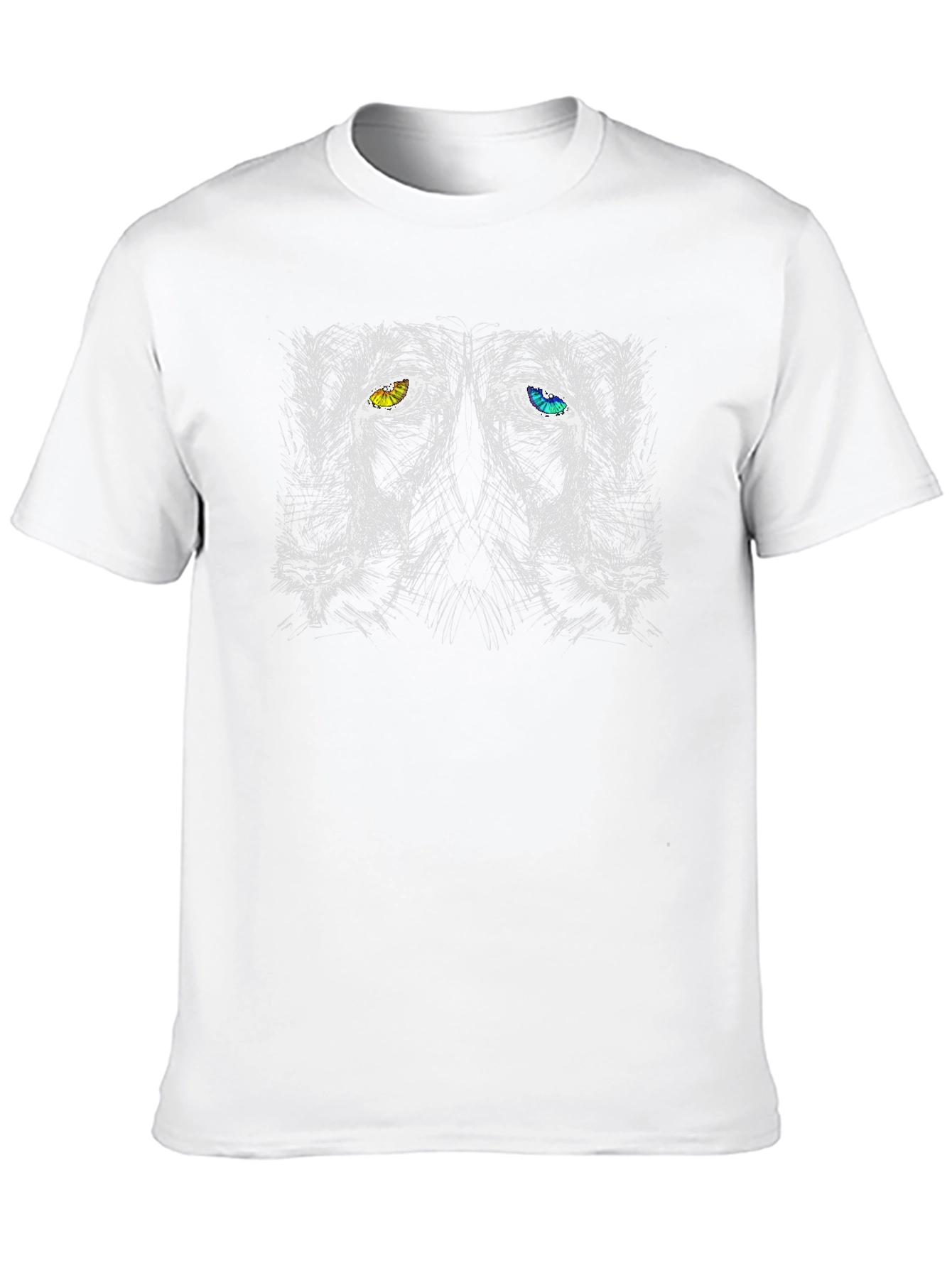 Lion Eyes Graphic Tee - Unique Design